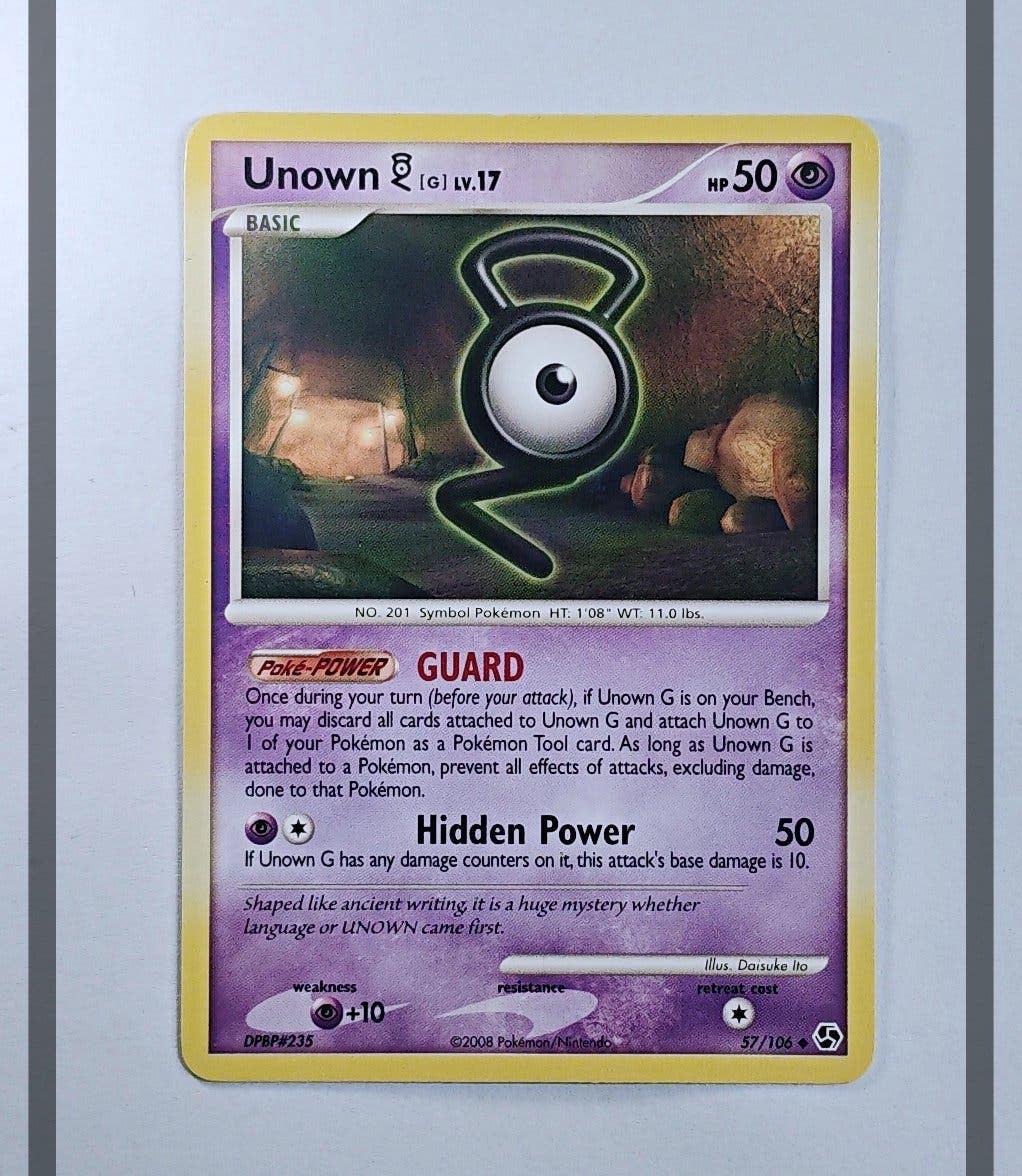 Unown [G] Lv.17 57/106 GE Pokemon ENG-NM