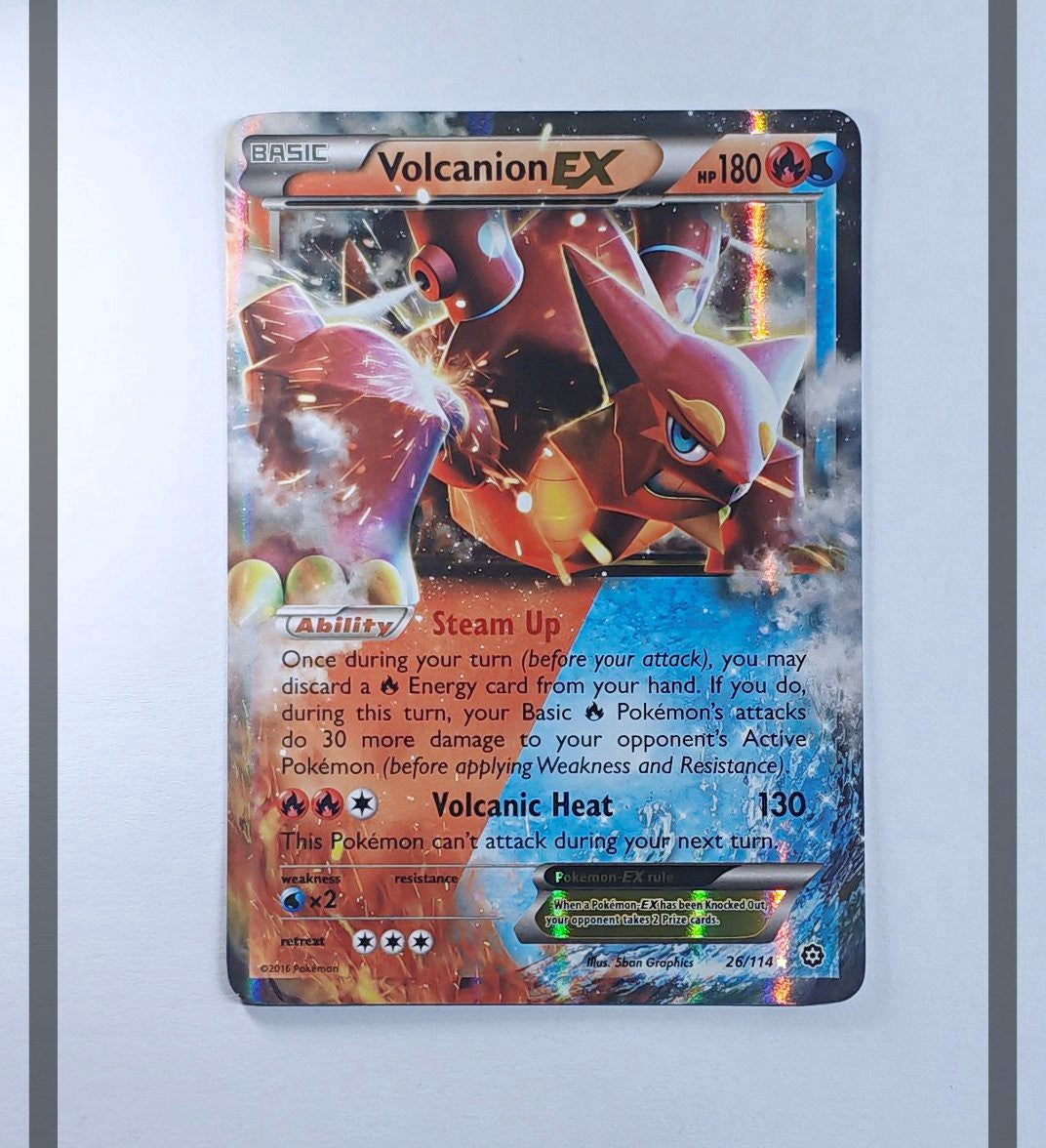 Volcanion Ex 26/114 STS Pokemon ENG-NM