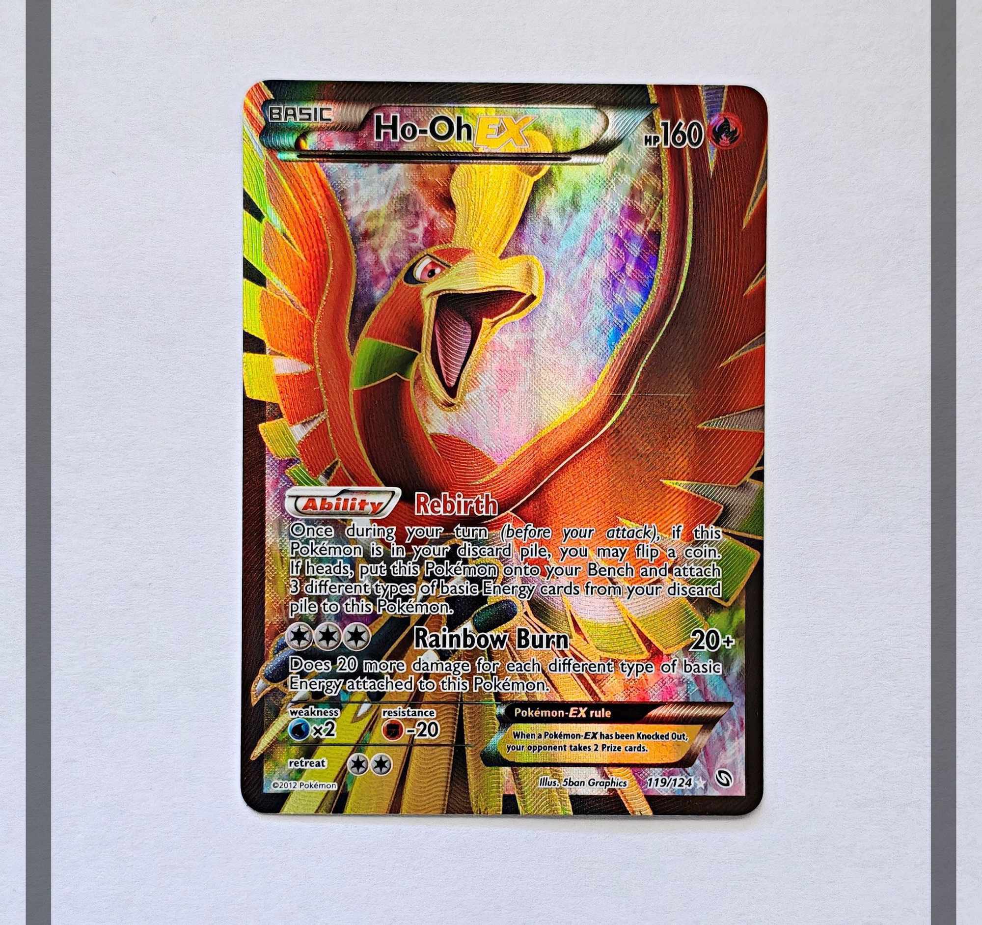 Ho-Oh Ex 119/124 DRX Pokemon ENG-NM
