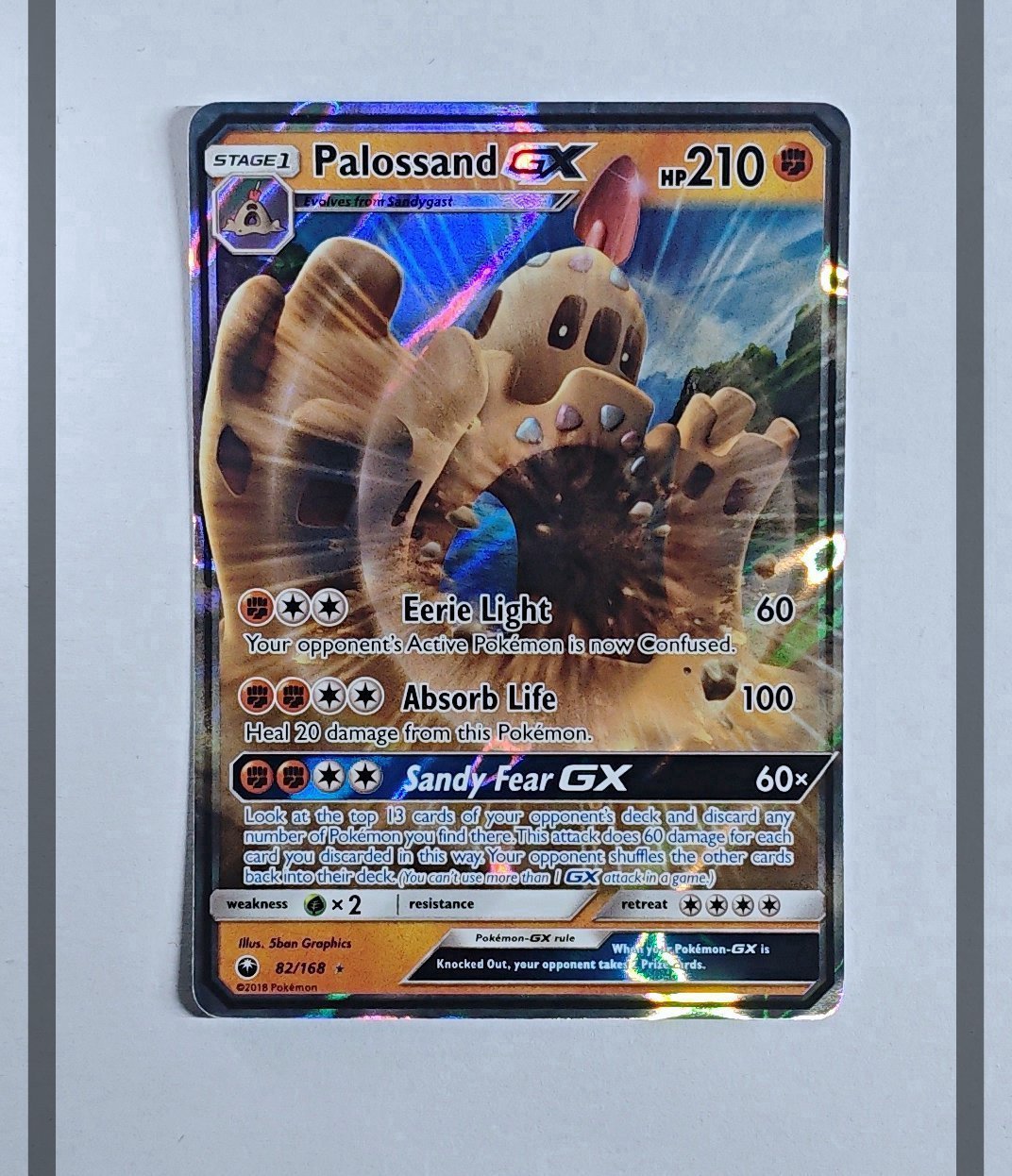 Palossand Gx 82/168 CES Pokemon ENG-NM