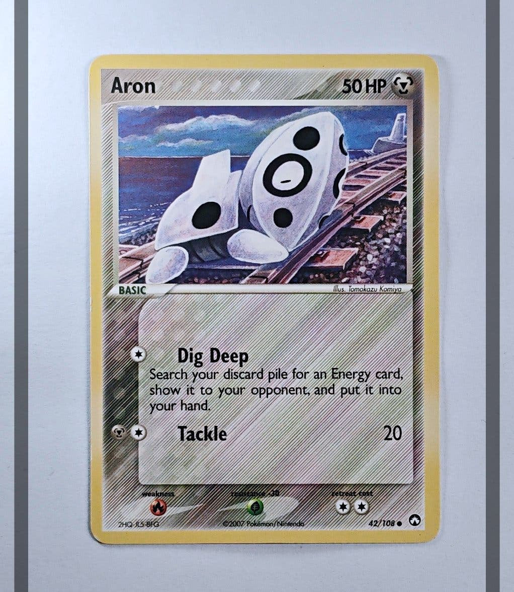 Aron 42/108 PK Pokemon ENG-NM