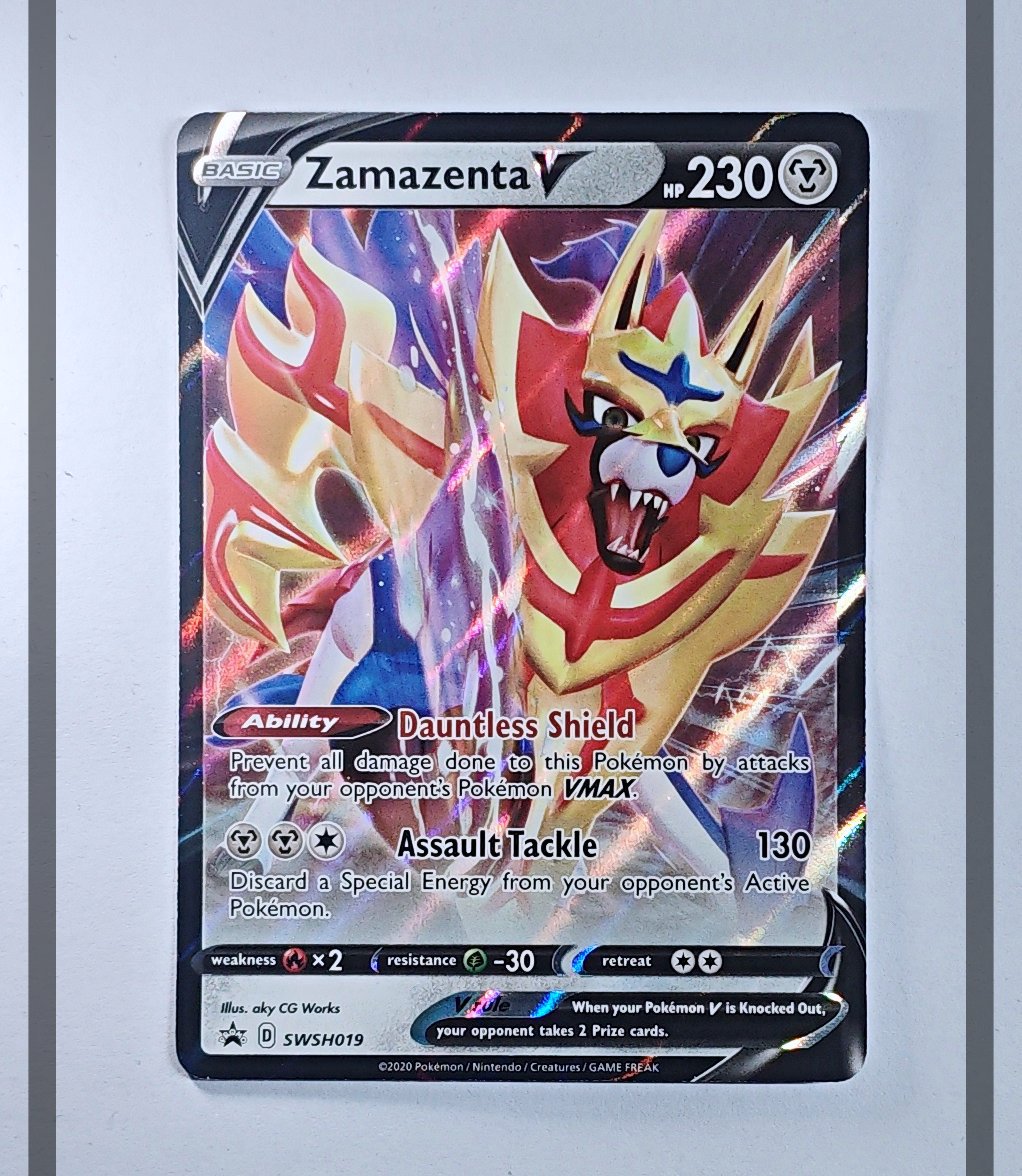 Zamazenta V SWSH019 Promo Pokemon ENG-NM