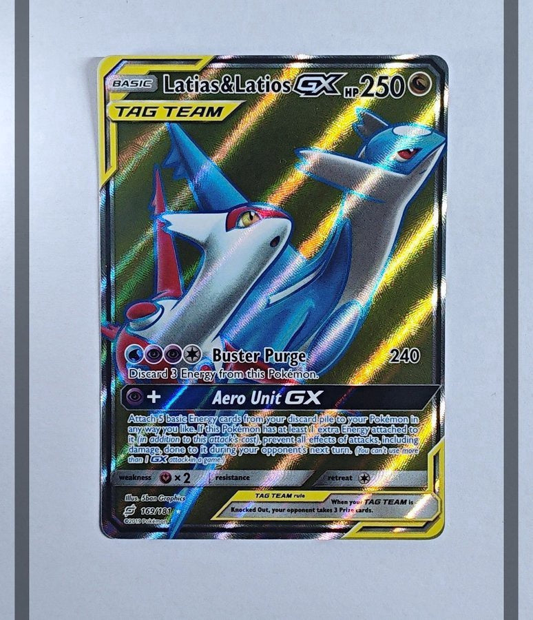 Latias & Latios Gx 169/181 TEU Pokémon ENG-NM