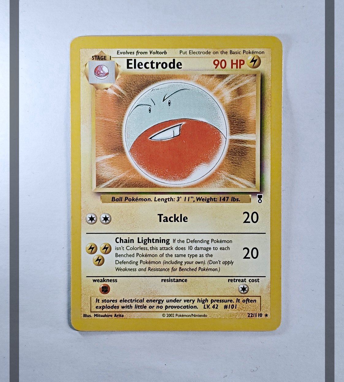 Electrode 22/110 LC Pokemon ENG-LP