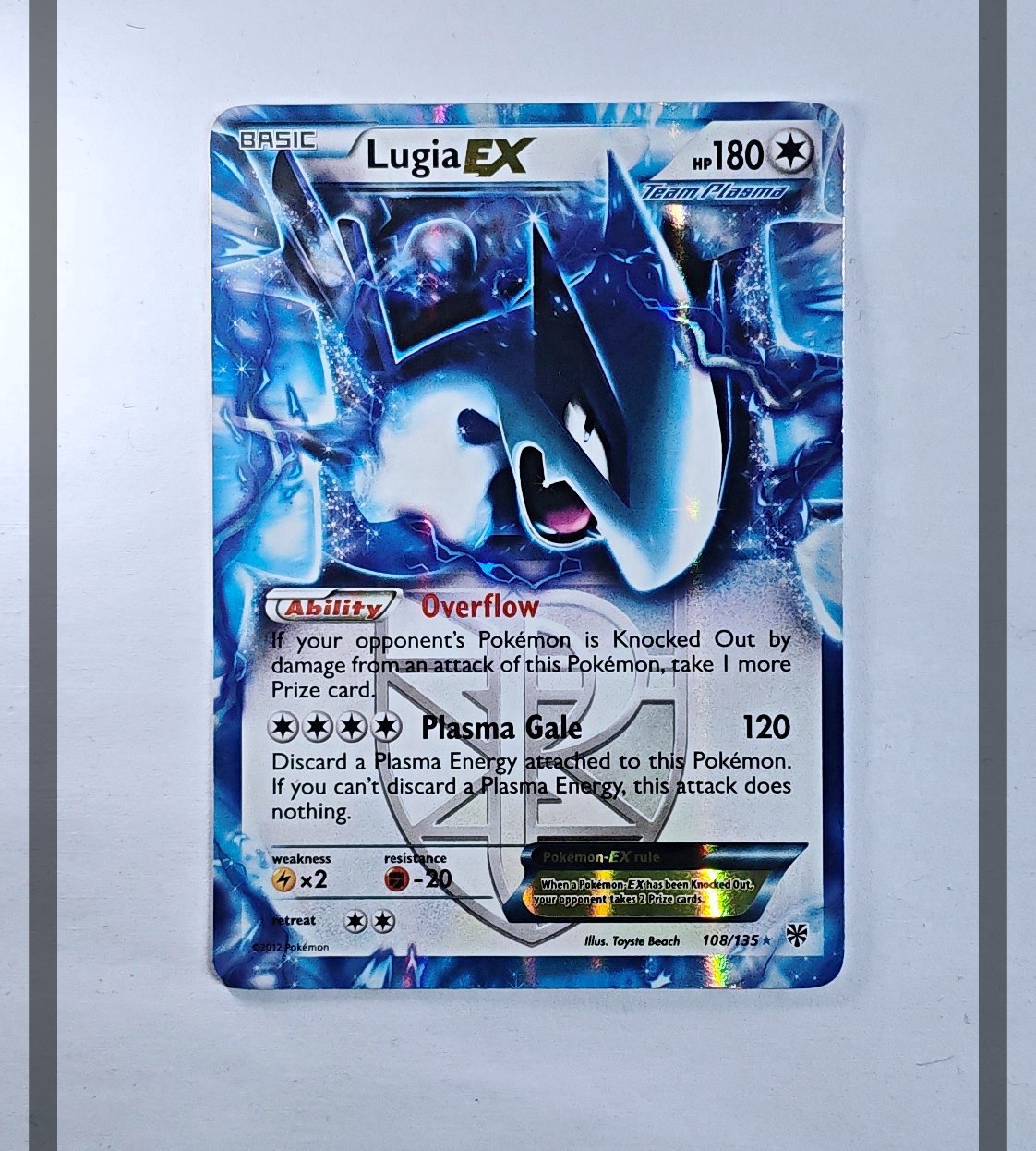 Lugia Ex 108/135 PLS Pokemon ENG-NM