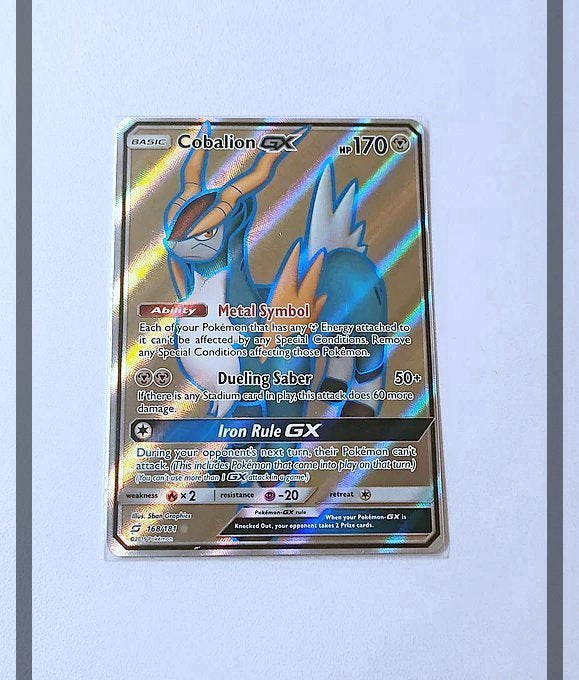Cobalion Gx 168/181 TEU Pokemon ENG-NM
