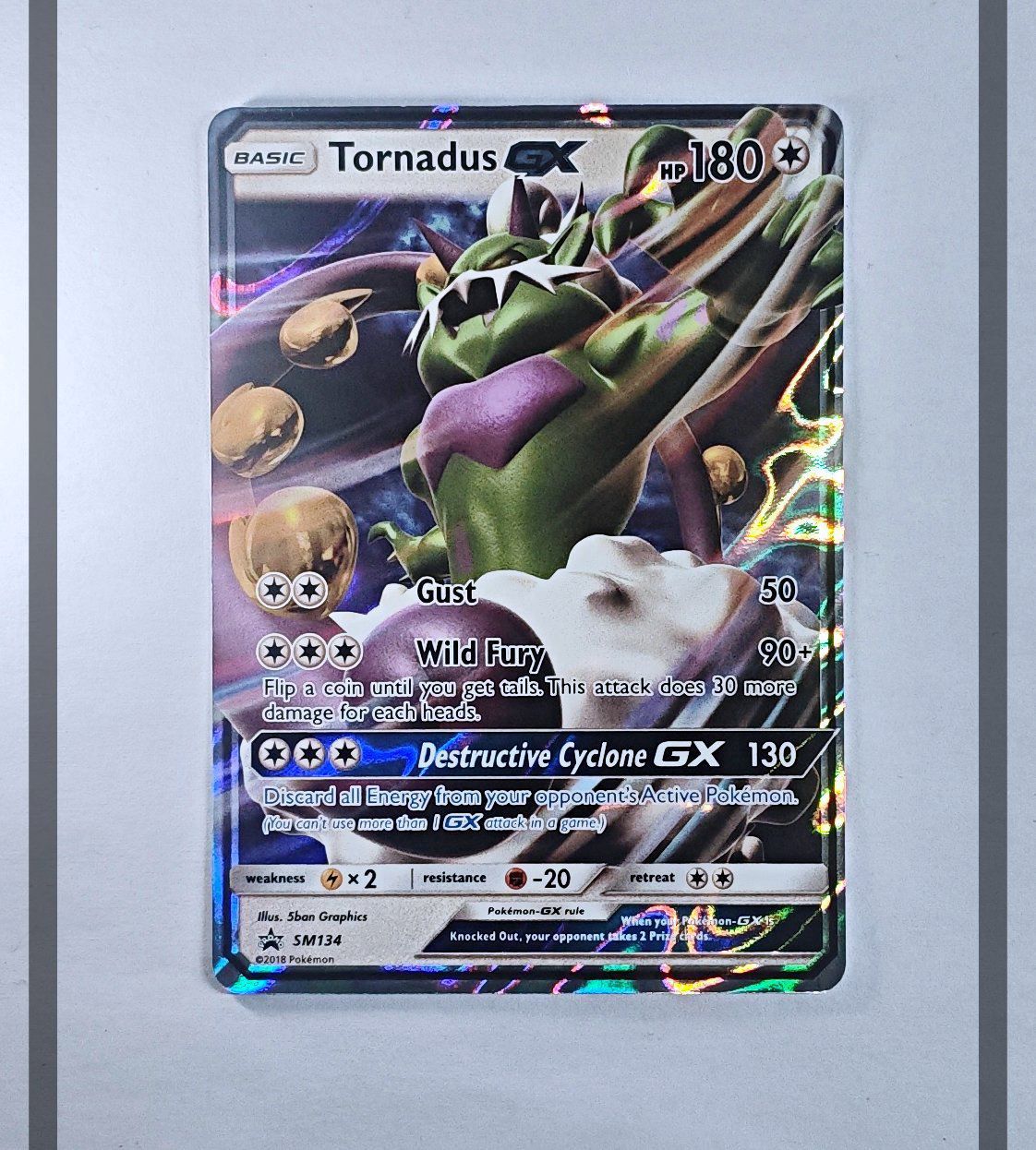 Tornadus Gx SM134 Promo Pokemon ENG-NM