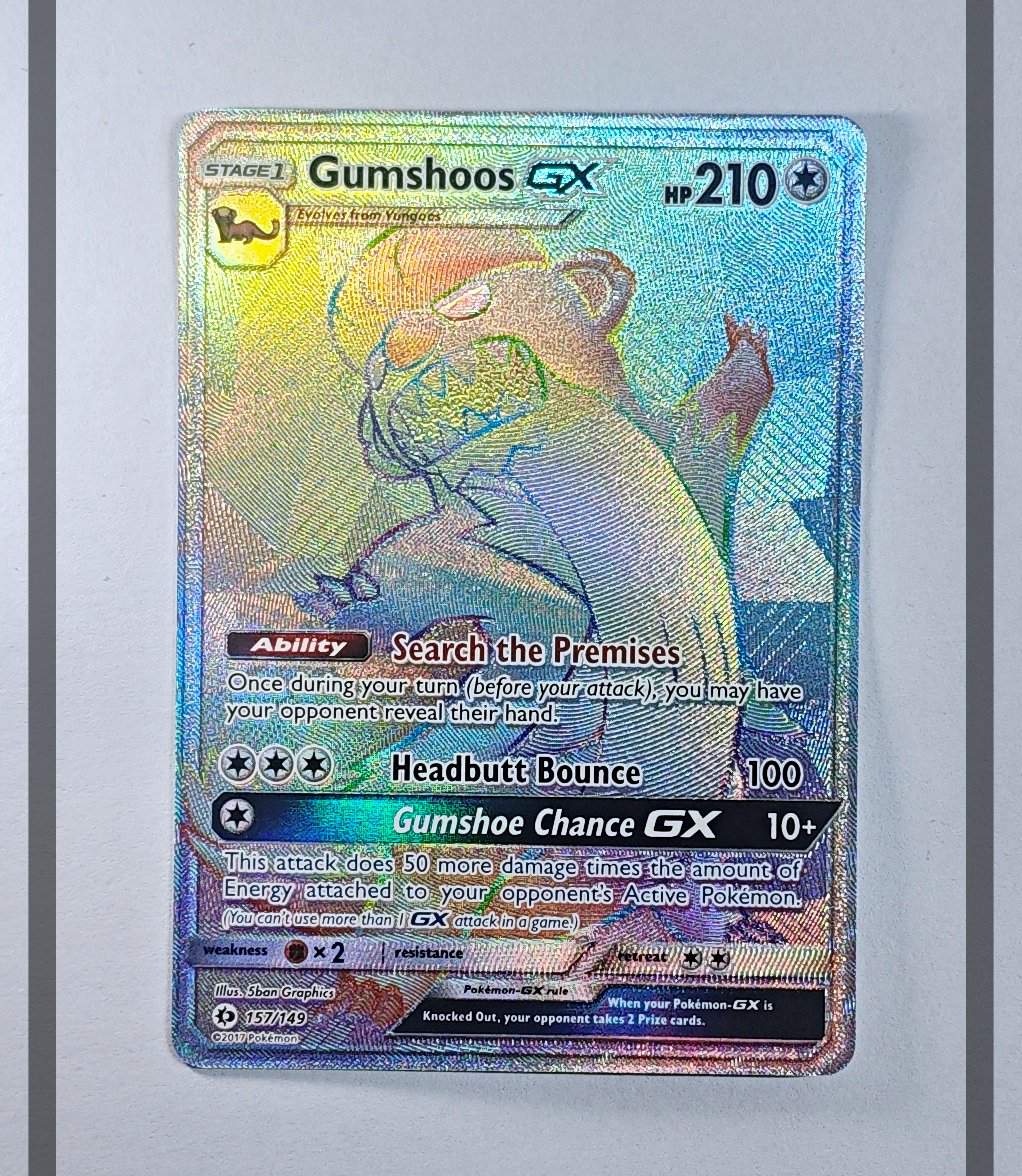 Gumshoos Gx 157/149 SUM Pokemon ENG-NM