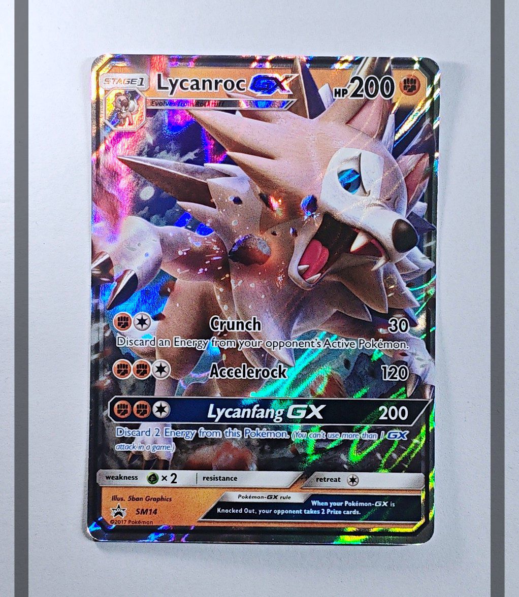 Lycanroc Gx SM14 Promo Pokemon ENG-NM