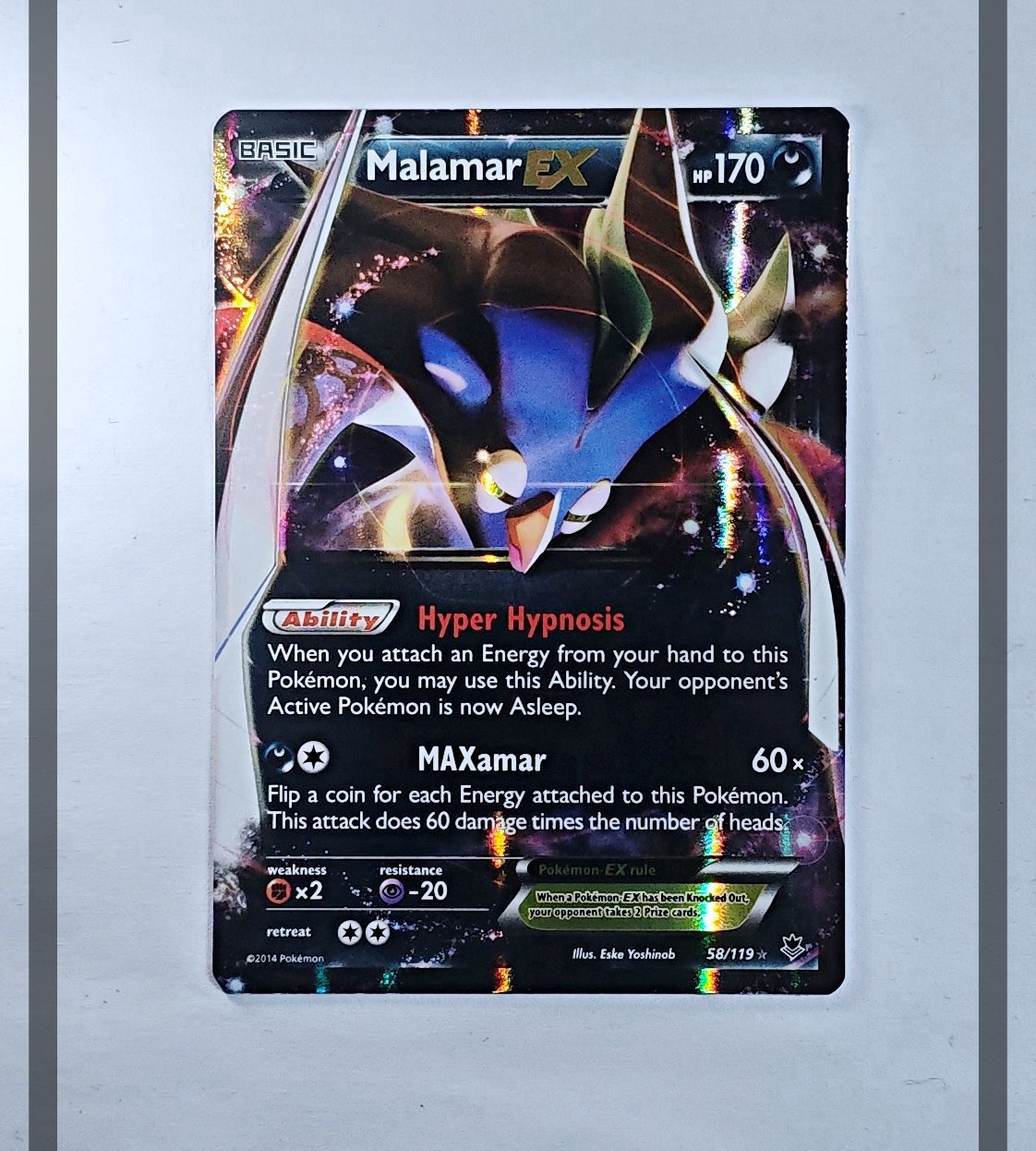 Malamar Ex 58/119 PHF Pokemon ENG-NM