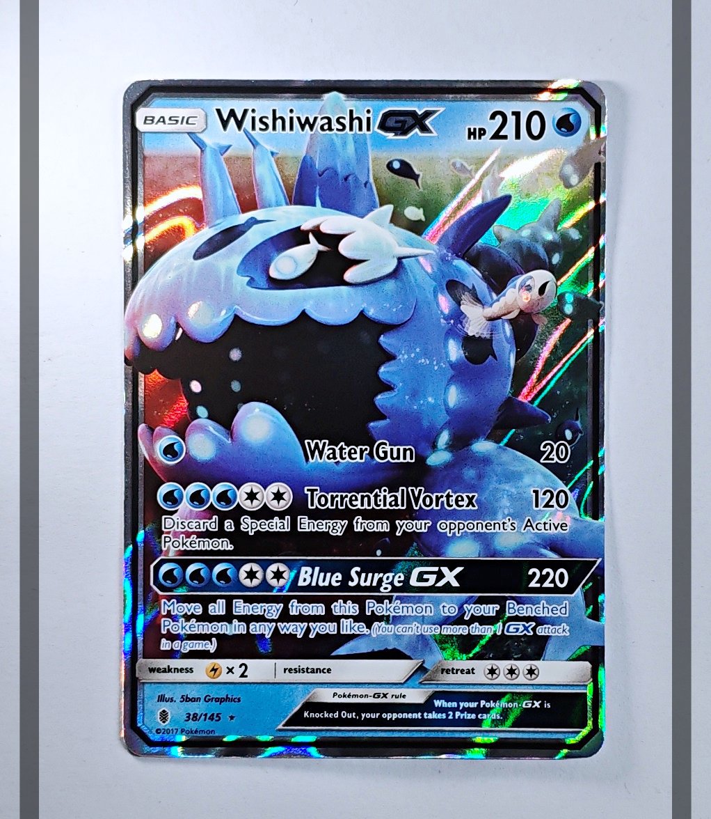 Wishiwashi Gx 38/145 GRI Pokemon ENG-NM