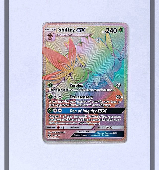 Shiftry Gx 169/168 CES Pokemon ENG-NM