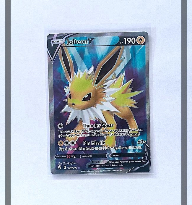 Jolteon V 177/203 EVS Pokemon ENG-NM
