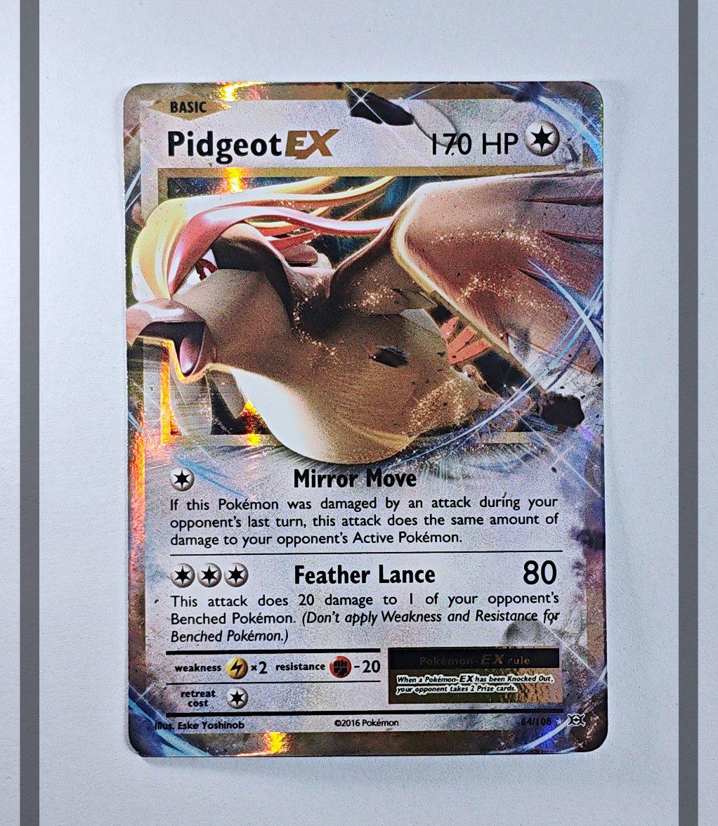 Pidgeot Ex 64/108 EVO Pokemon ENG-NM