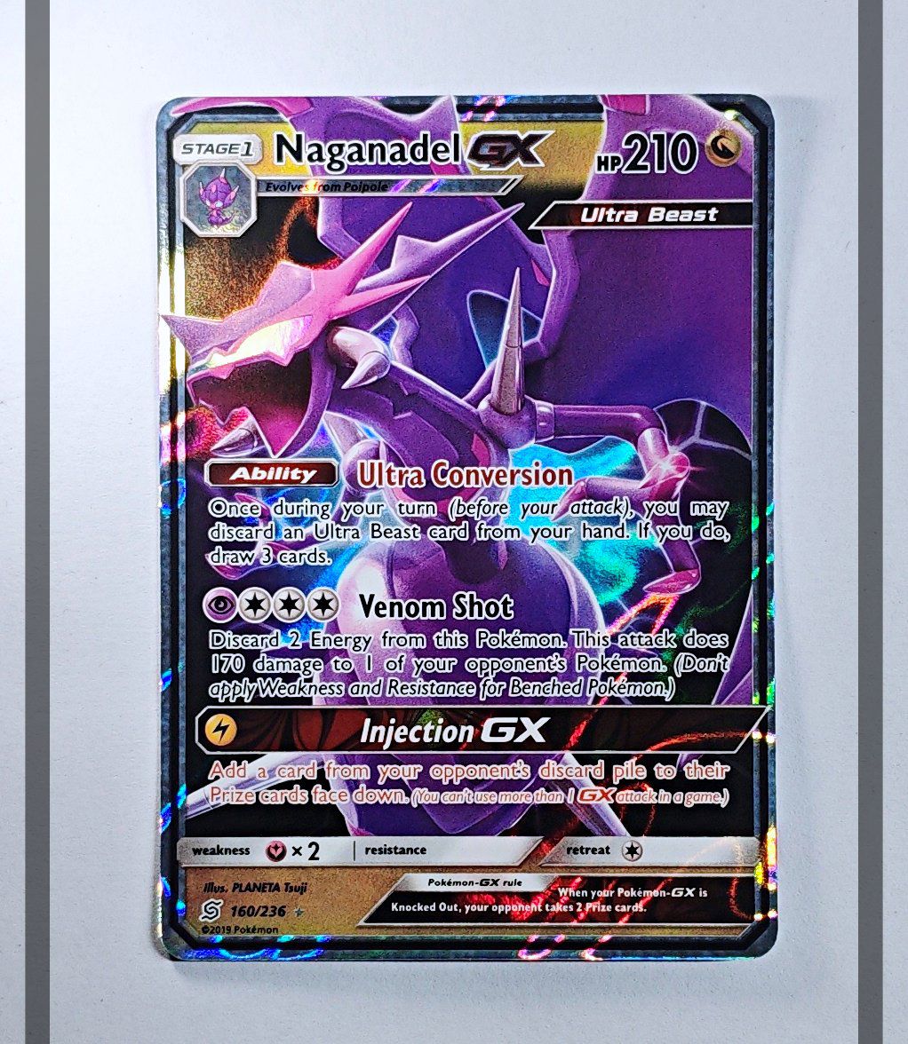 Naganadel Gx 160/236 UNM Pokemon ENG-NM