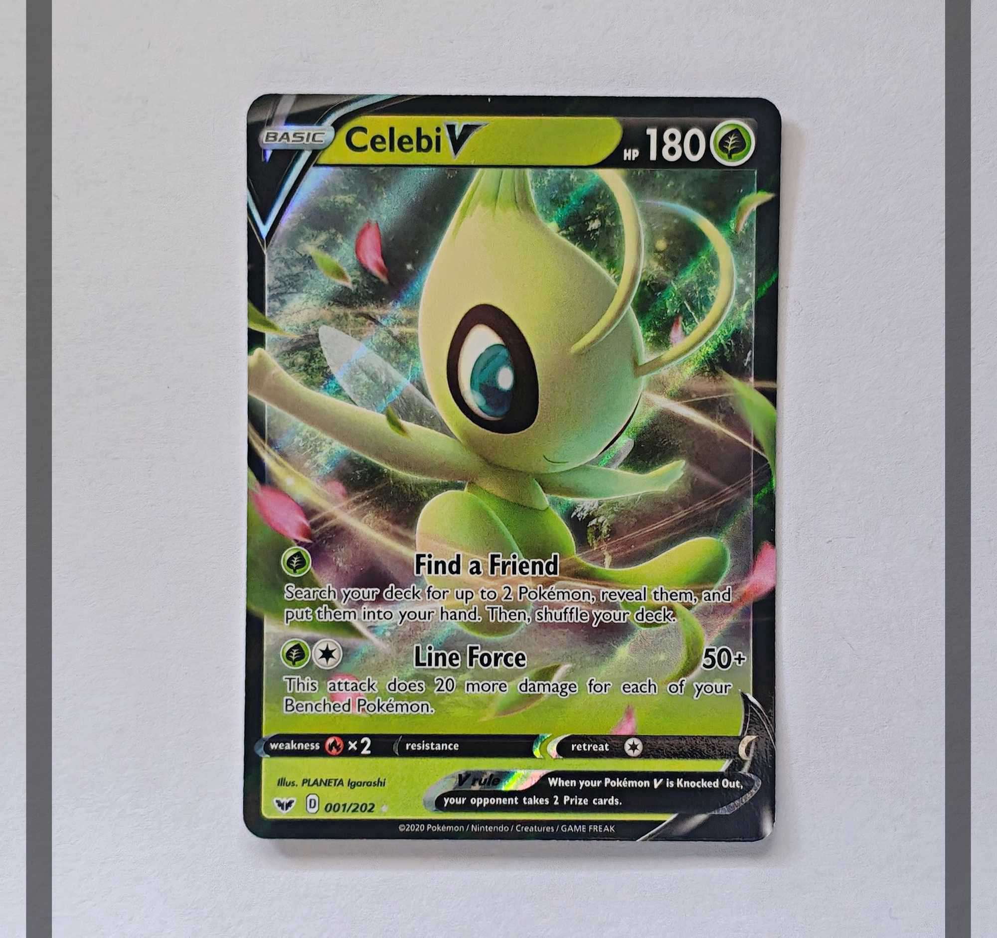 Celebi V 001/202 SSH Pokemon ENG-NM