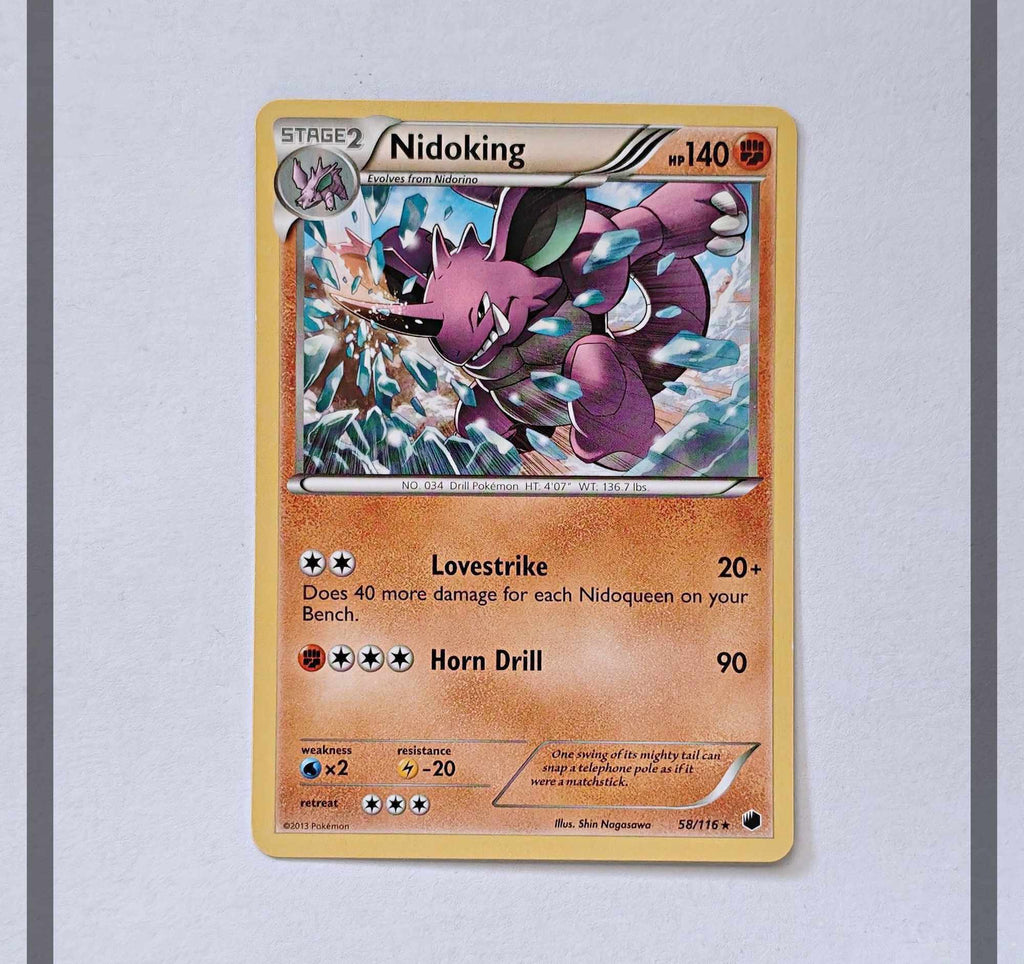 Nidoking 58/116 PLF Pokemon ENG-NM