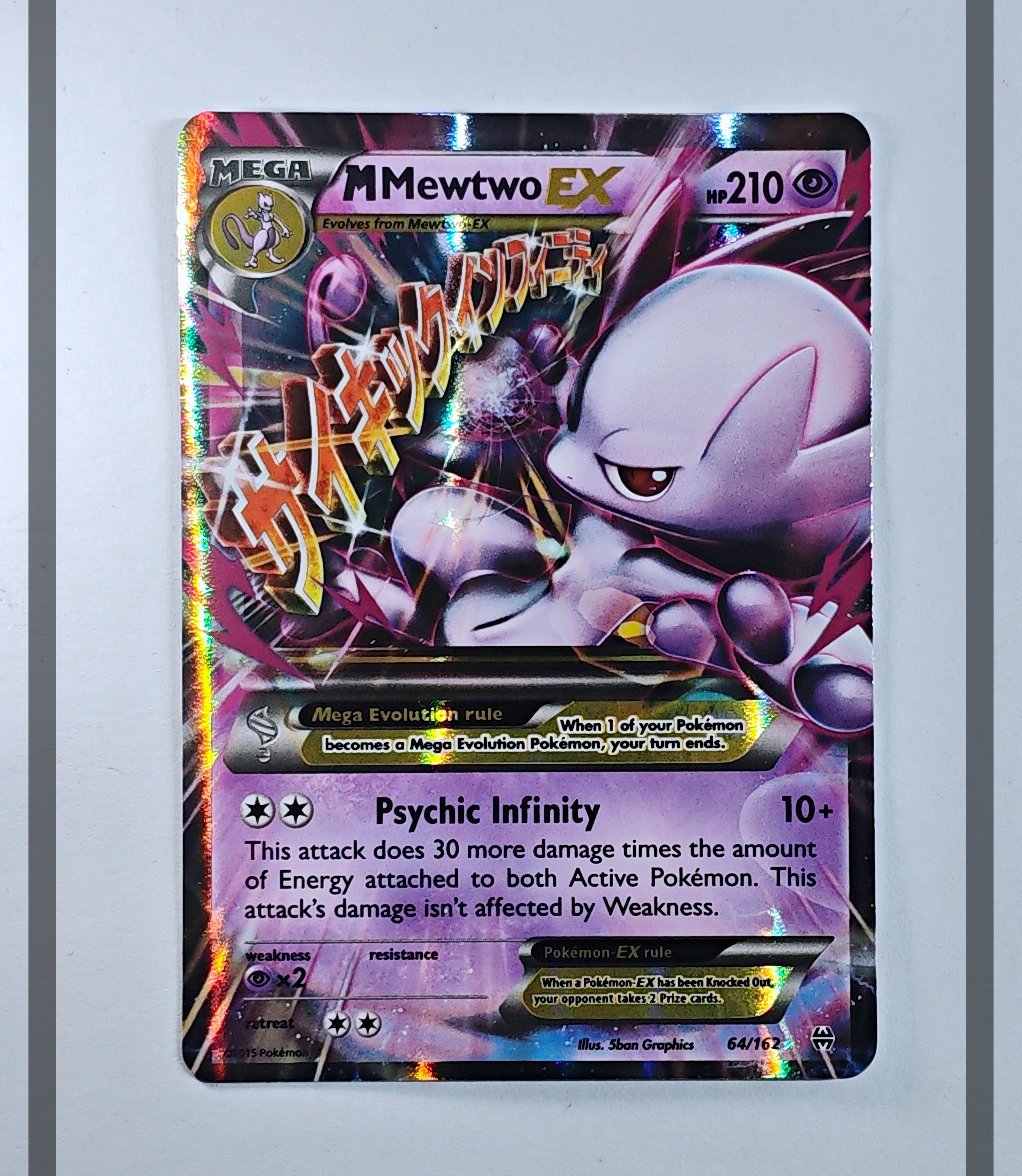 MMewtwo Ex 64/162 BKT Pokemon ENG-NM