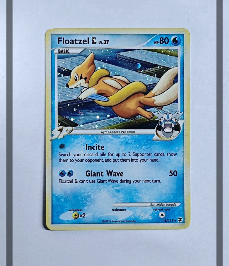 Floatzel GL lv.37 4/111 RR Pokemon ENG-NM