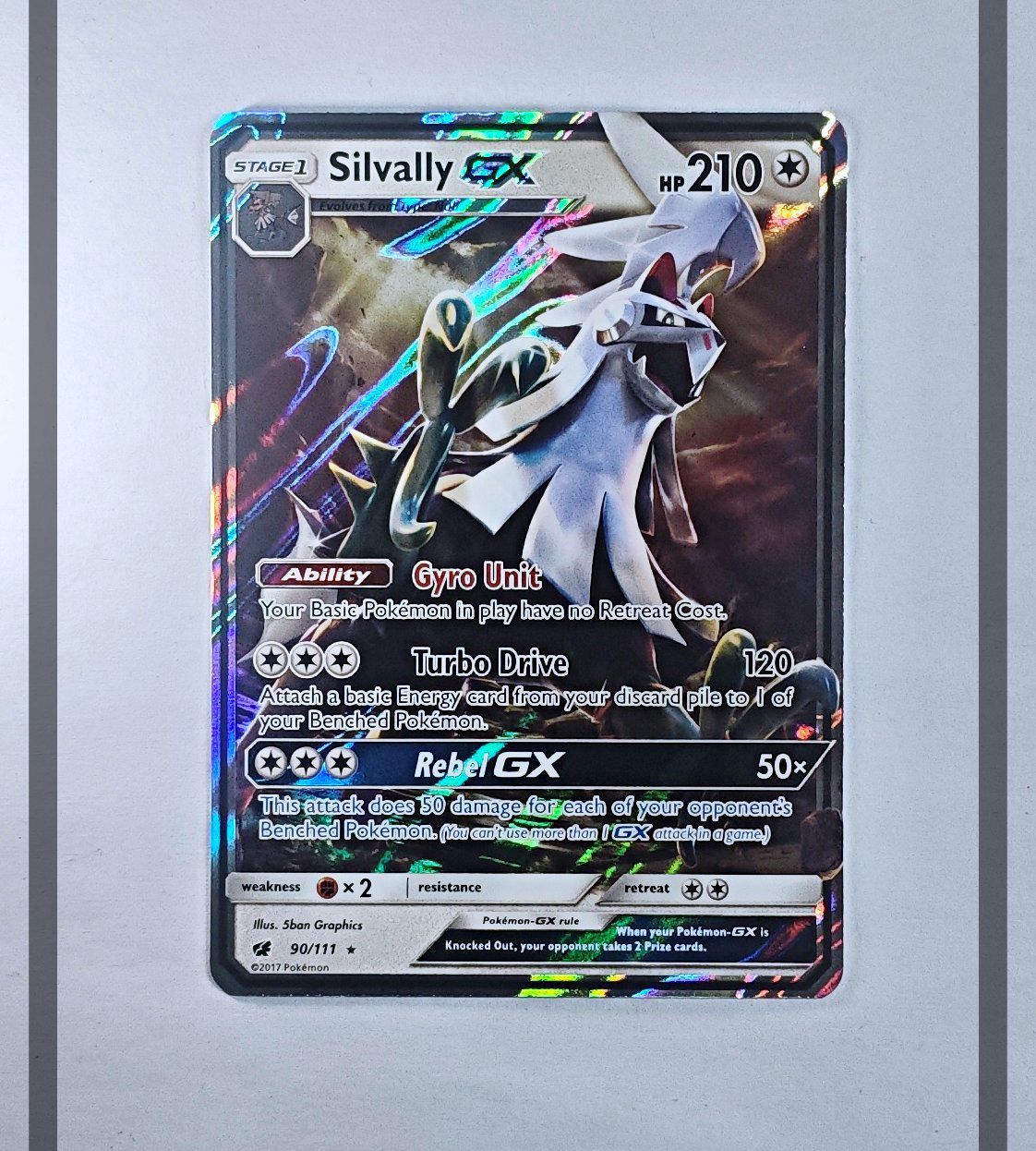Silvally Gx 90/111 CIN Pokemon ENG-NM