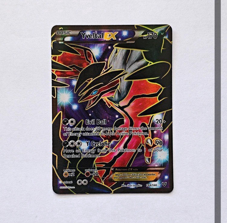 Yveltal Ex 144/146 XY Pokemon ENG-NM