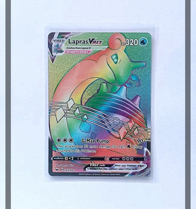 Lapras Vmax 203/202 SSH Pokemon ENG-NM