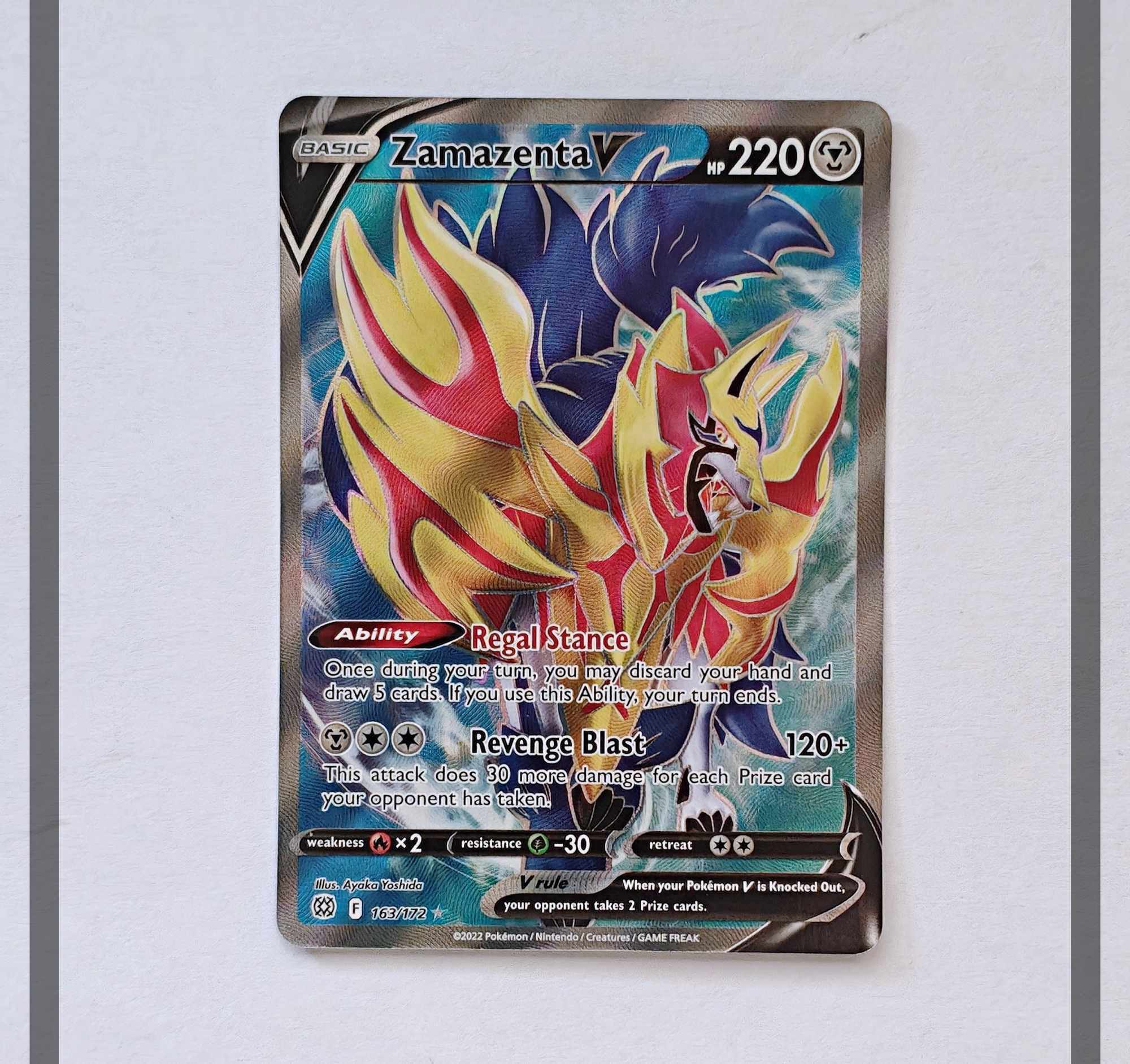 Zamazenta V 163/172 BRS Pokemon ENG-NM