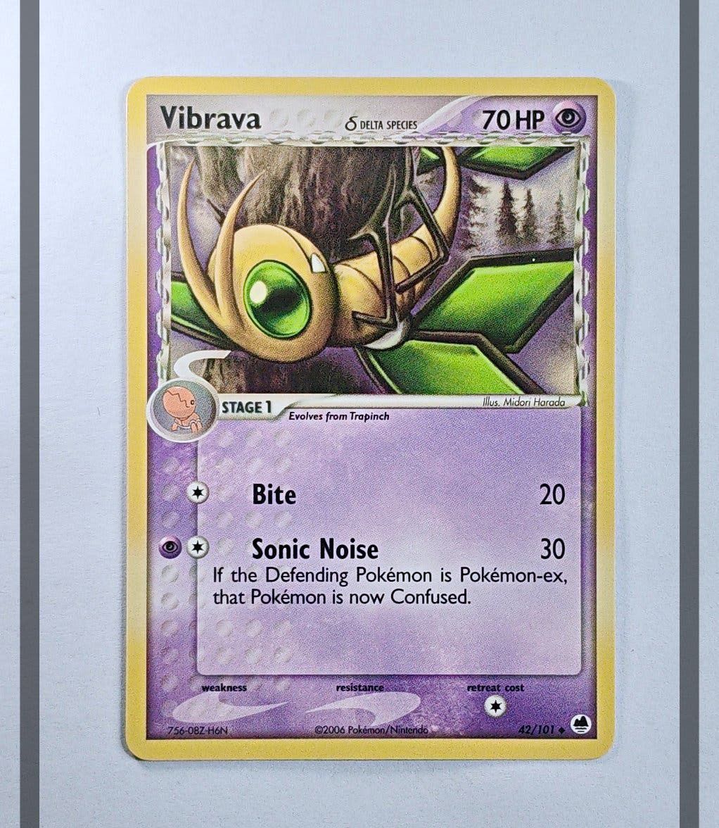 Vibrava d Delta Species 42/101 DF Pokemon ENG-NM