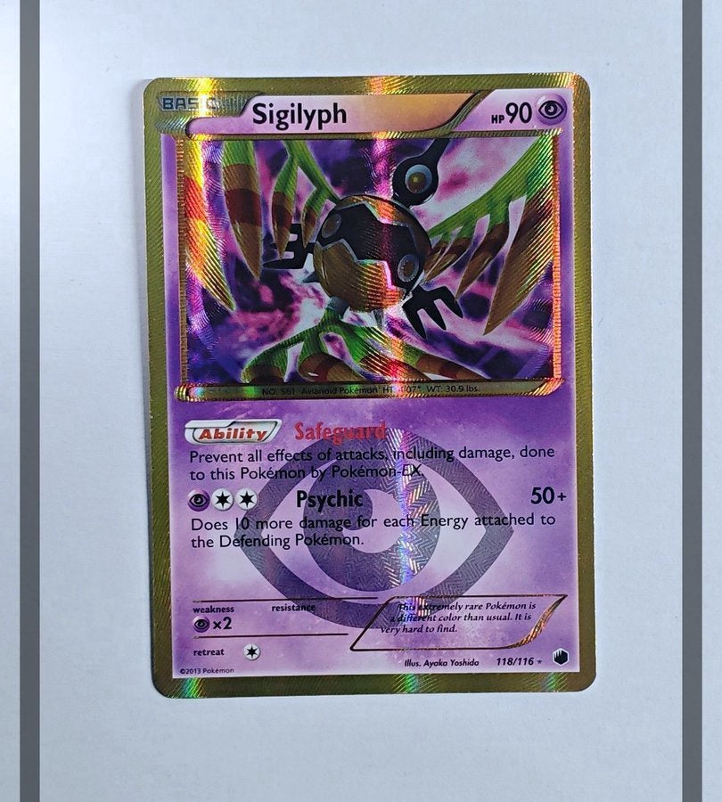 Sigilyph 118/116 PLF Pokemon ENG-NM