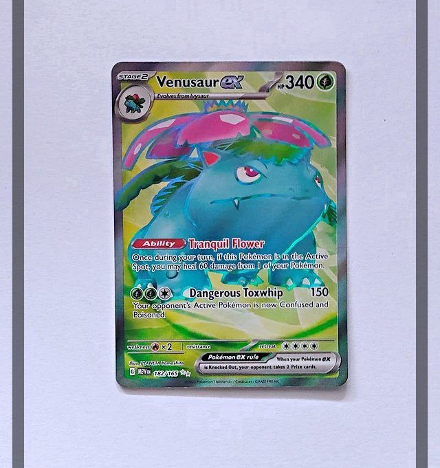 Venusaur Ex 182/165 MEW Pokemon ENG-NM