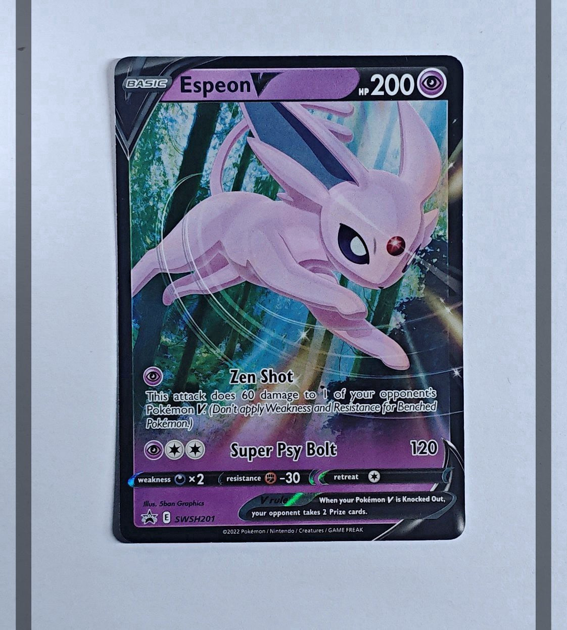 Espeon V SWSH201 Promo Pokemon ENG-NM
