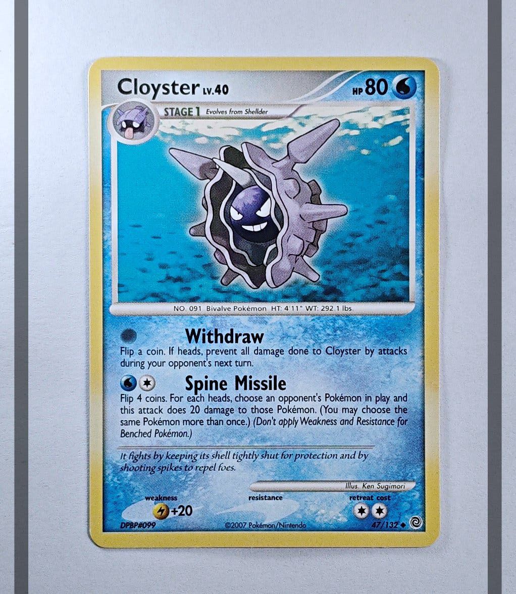 Cloyster Lv.40 47/132 SW Pokemon ENG-NM