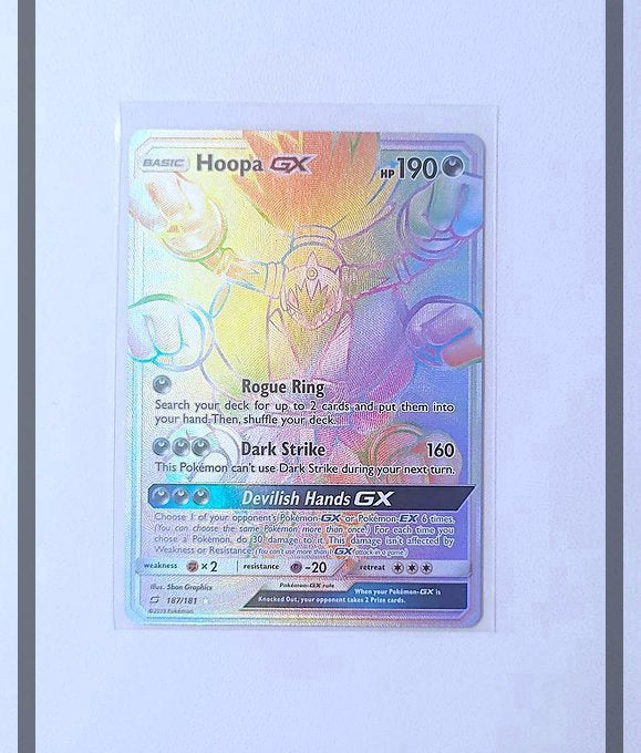 Hoopa Gx 187/181 TEU Pokemon ENG-NM