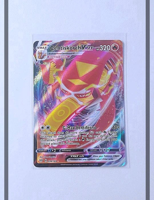 Centiskorch Vmax 034/189 DAA Pokemon ENG-NM