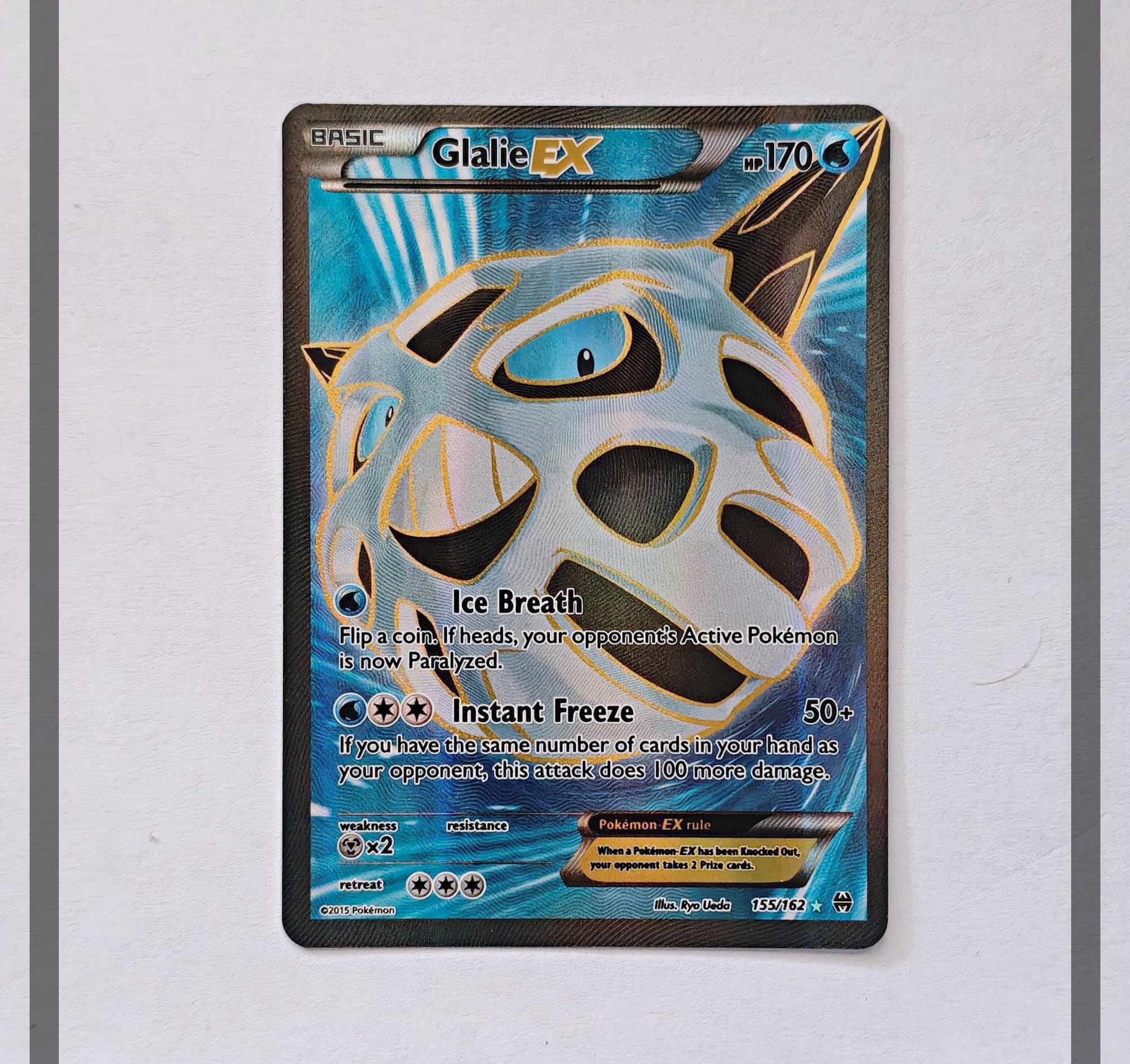 Glalie Ex 155/162 BKT Pokemon ENG-NM