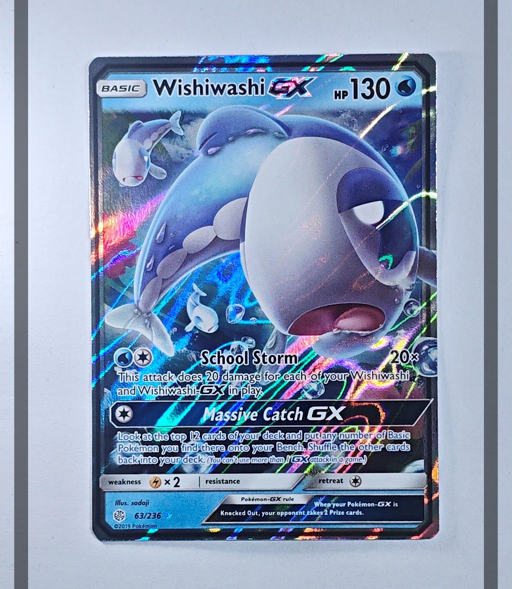 Wishiwashi Gx 63/236 CEC Pokemon ENG-NM