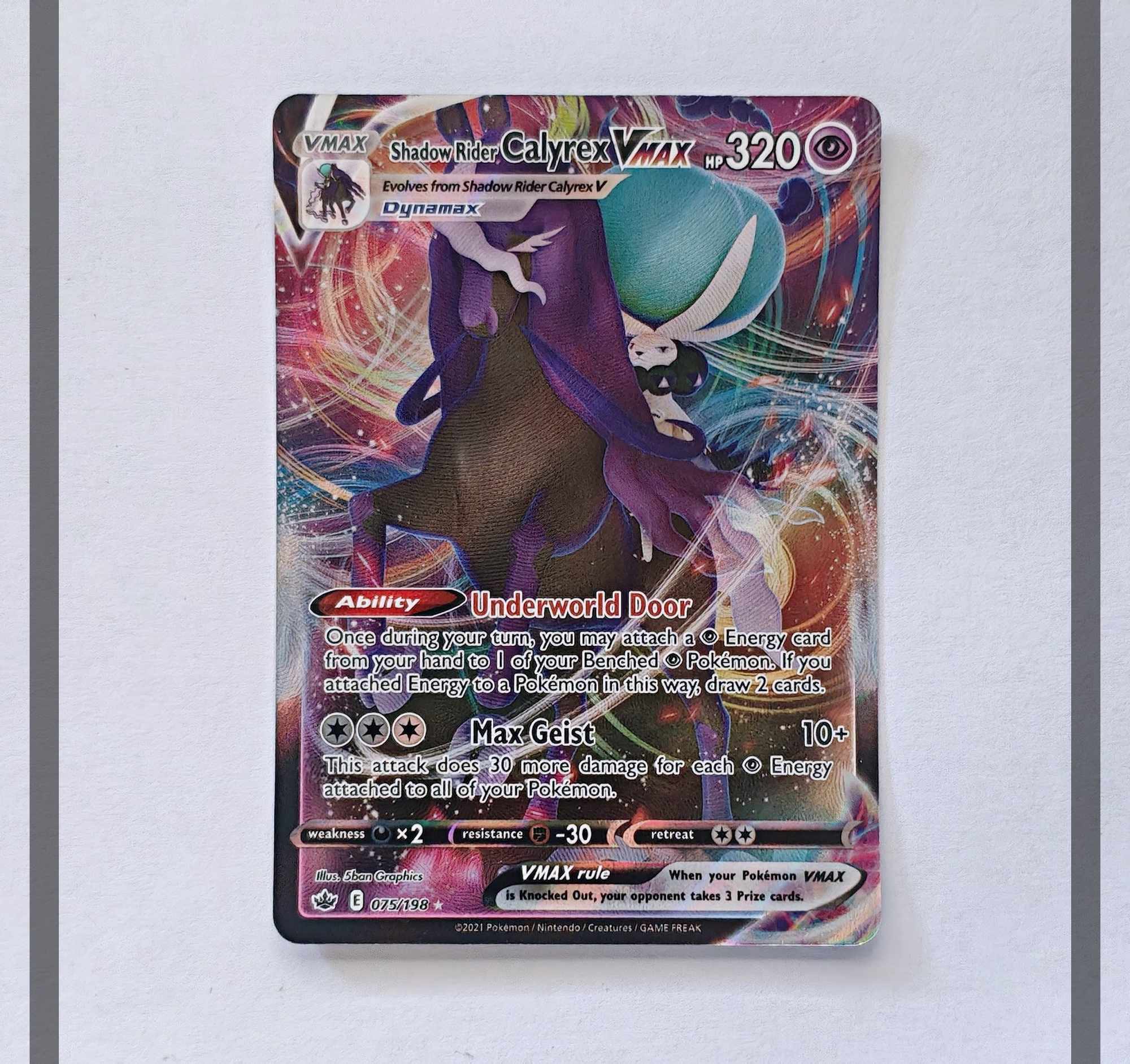 Shadow Rider Calyrex Vmax 075/198 CRE Pokemon ENG