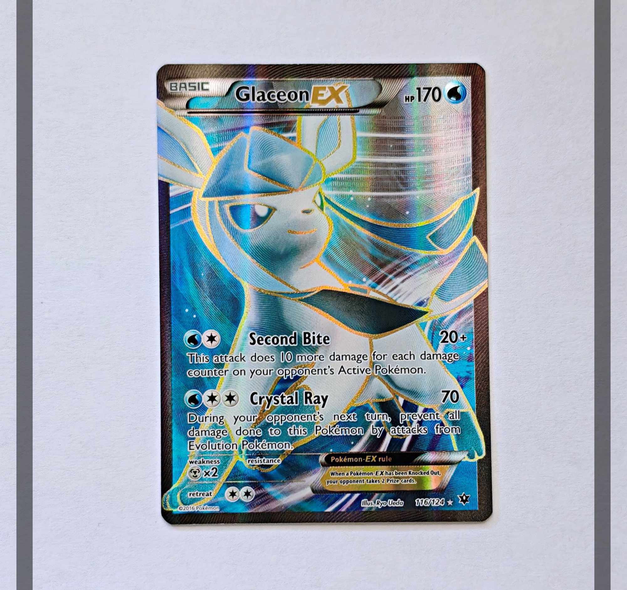 Glaceon EX 116/124 FCO Pokemon ENG-NM
