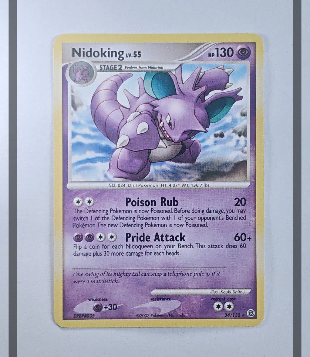 Nidoking Lv.55 34/132 SW Pokemon ENG-NM