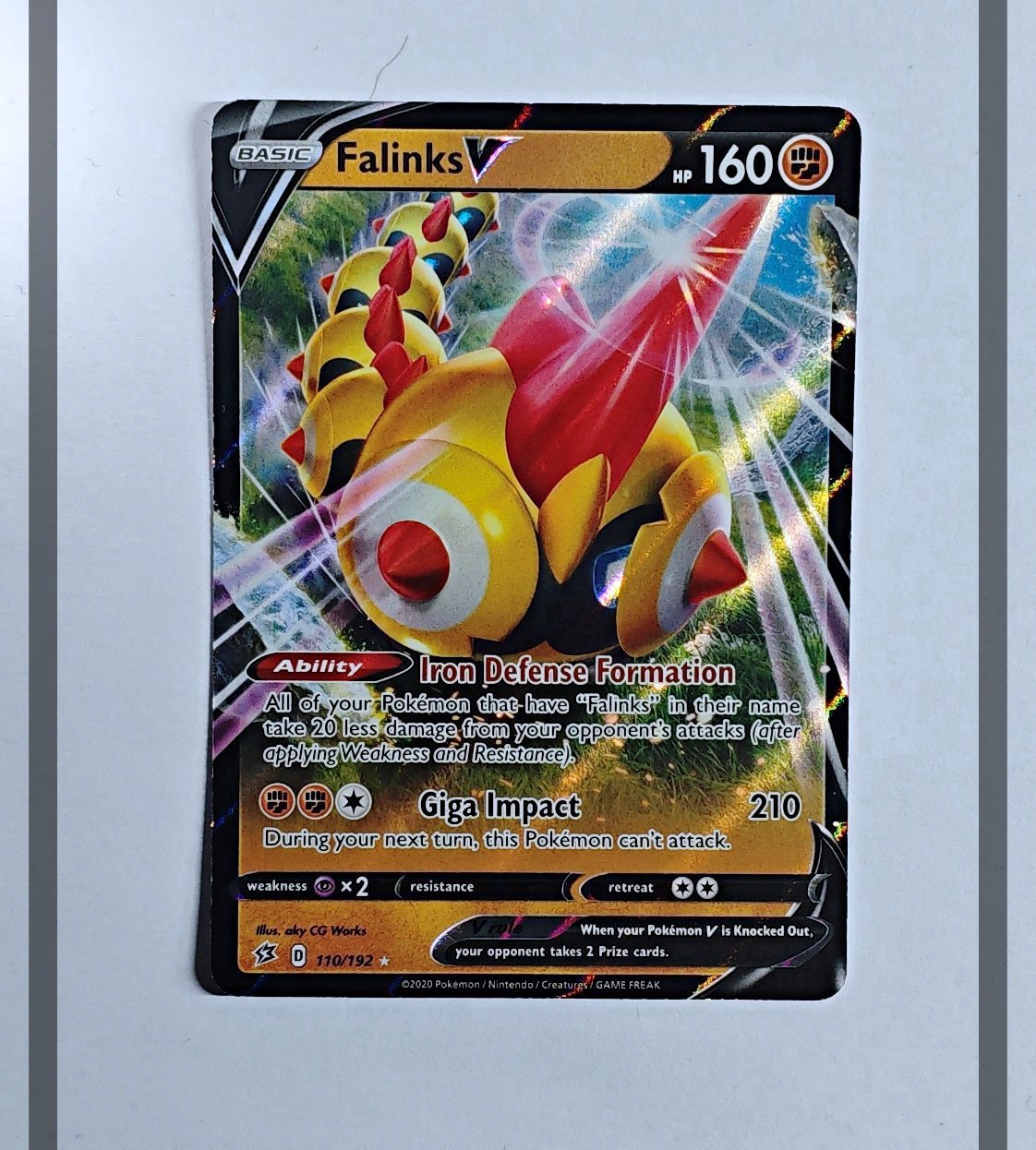 Falinks V 110/192 RCL Pokemon ENG-NM