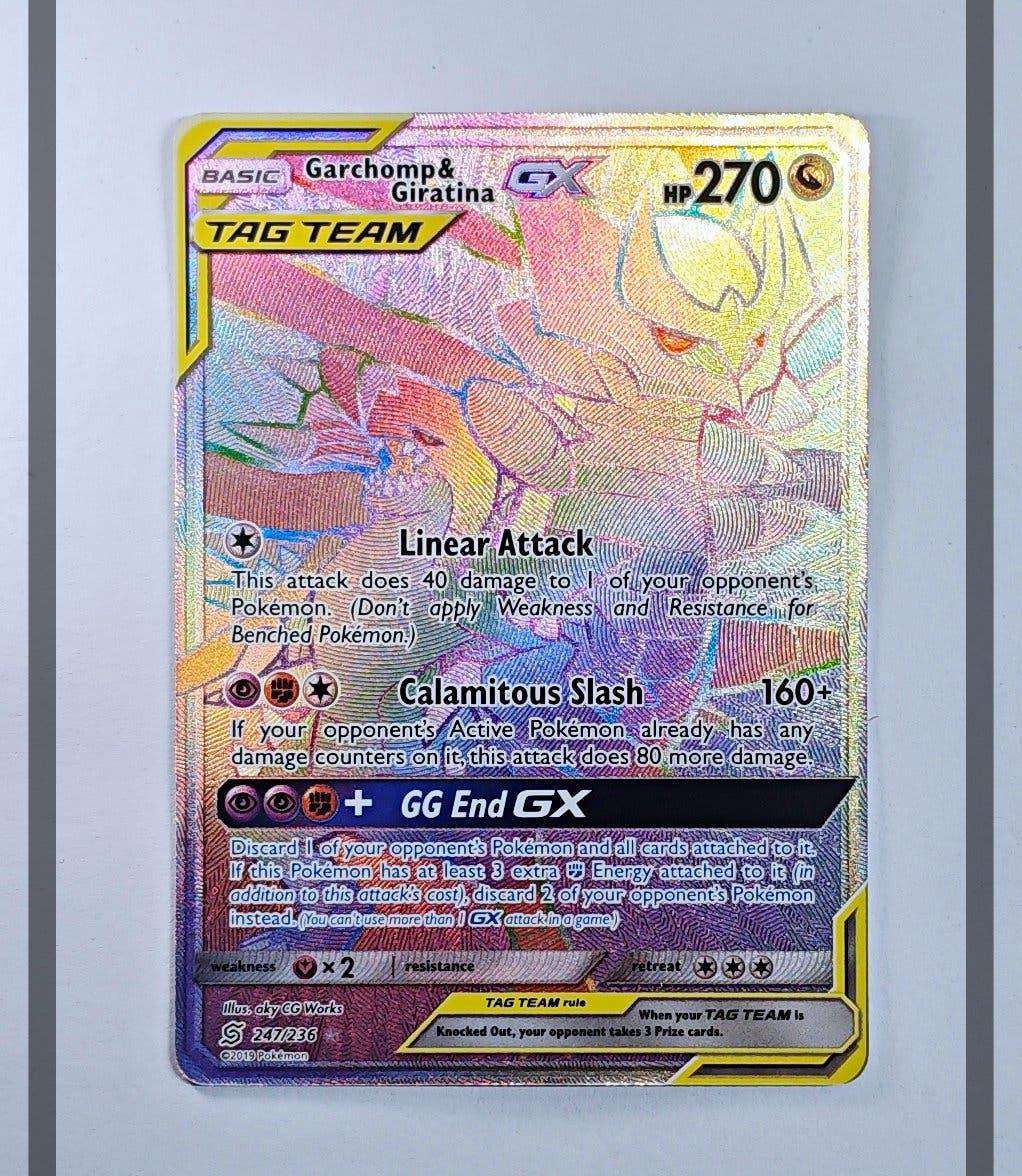 Garchomp & Giratina Gx 247/236 UNM Pokemon ENG-NM