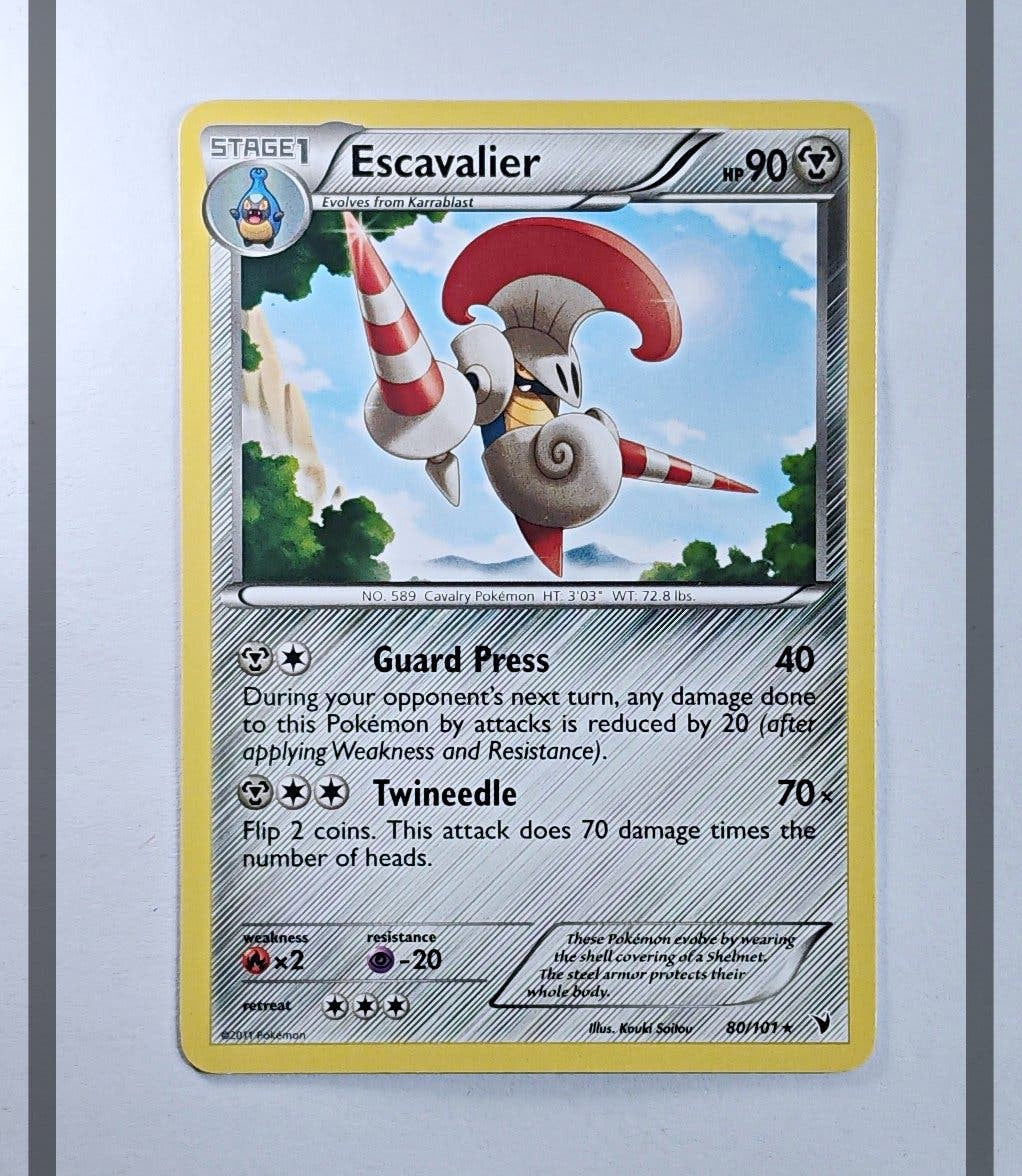 Escavalier 80/101 NVI Pokemon ENG-NM