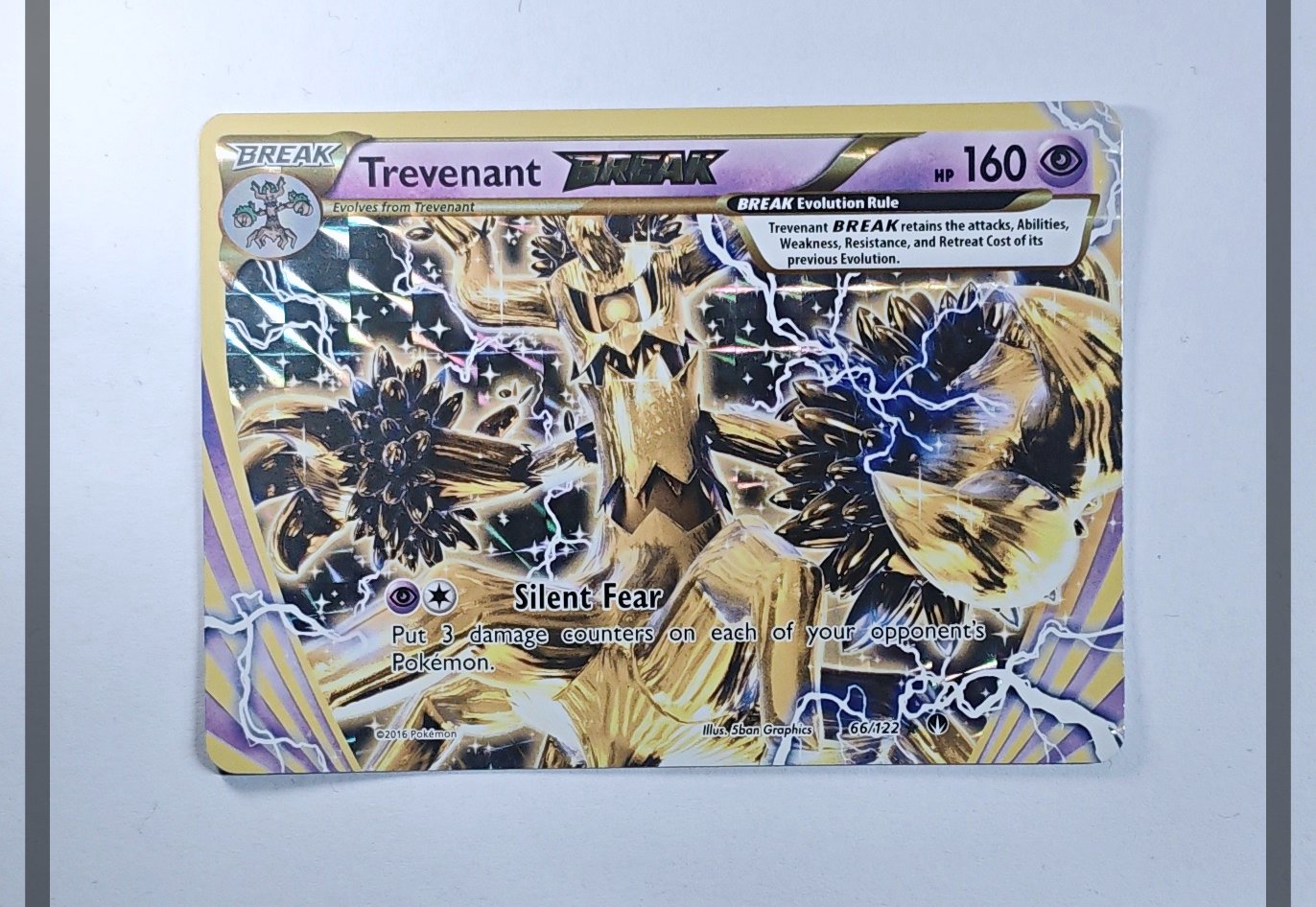 Trevenant Break 066/122 BKP Pokemon ENG-NM