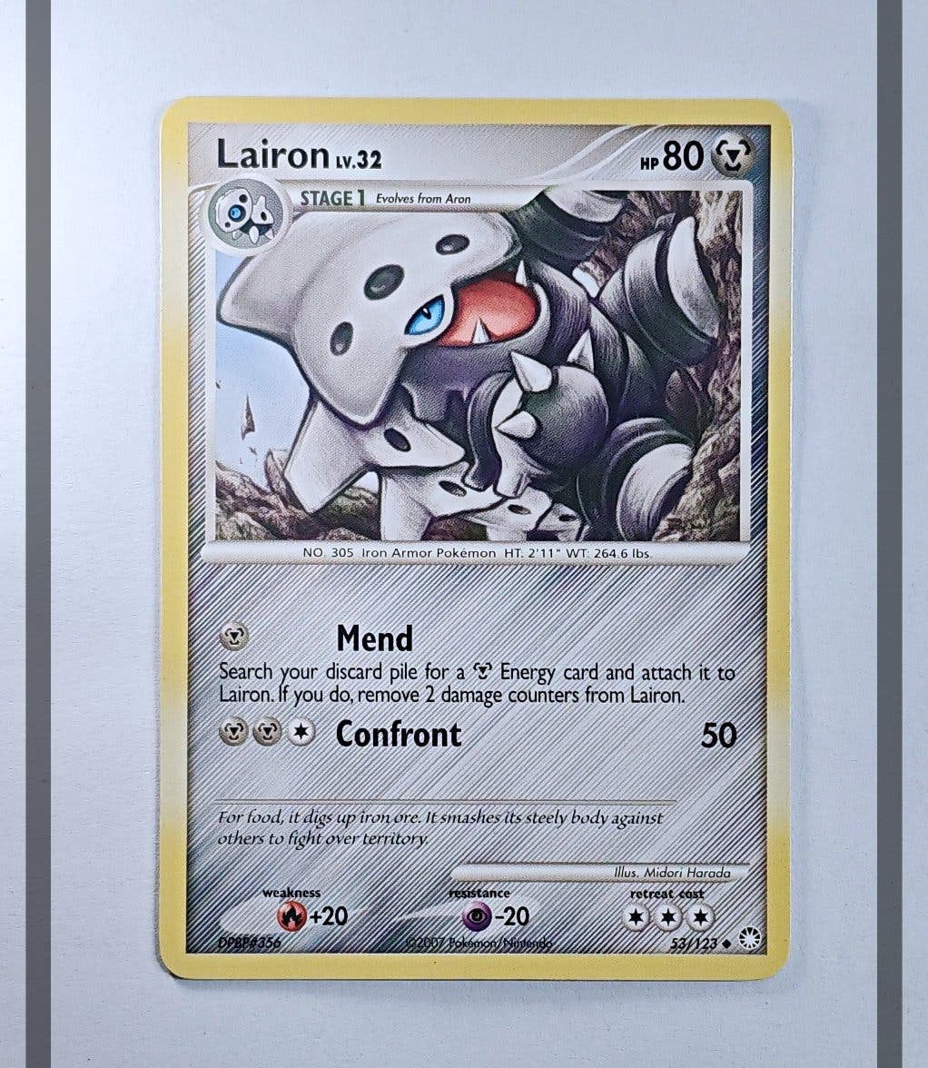 Lairon Lv.32 53/123 MT Pokemon ENG-NM