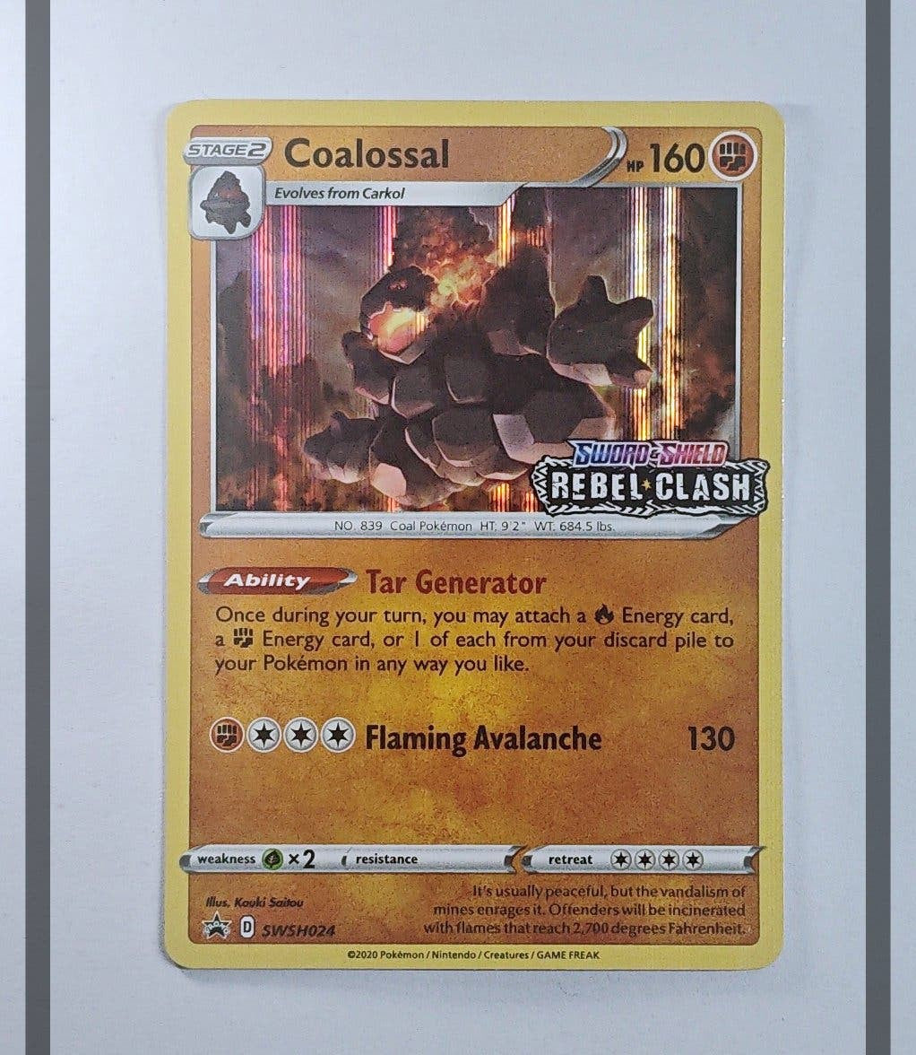 Coalossal SWSH024 Promo Pokemon ENG-NM