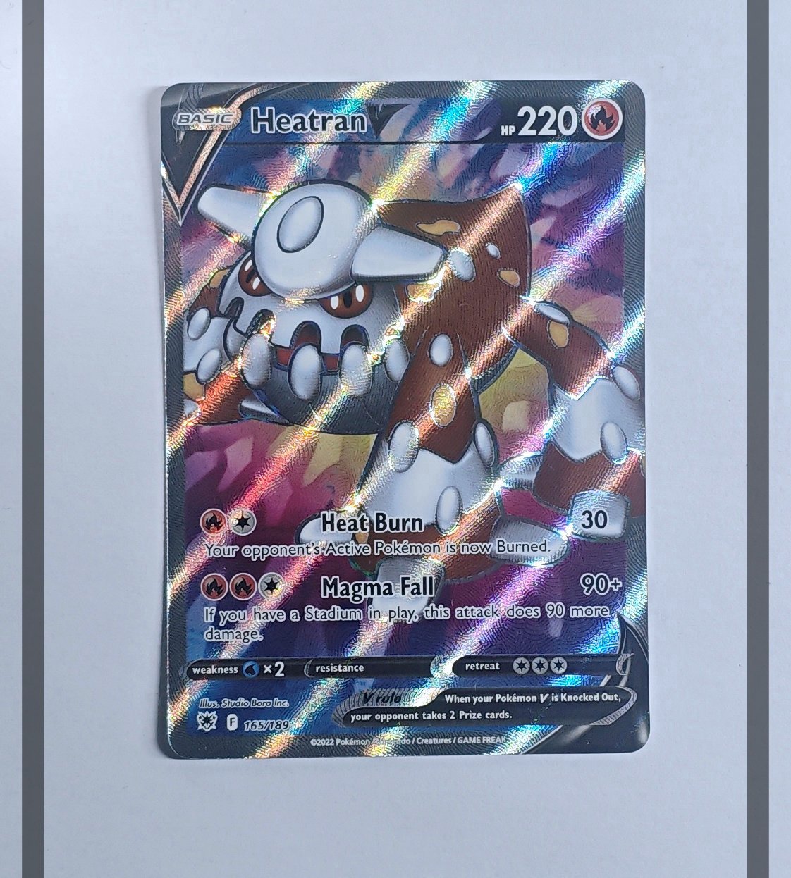 Heatran V 165/189 ASR Pokemon ENG-NM