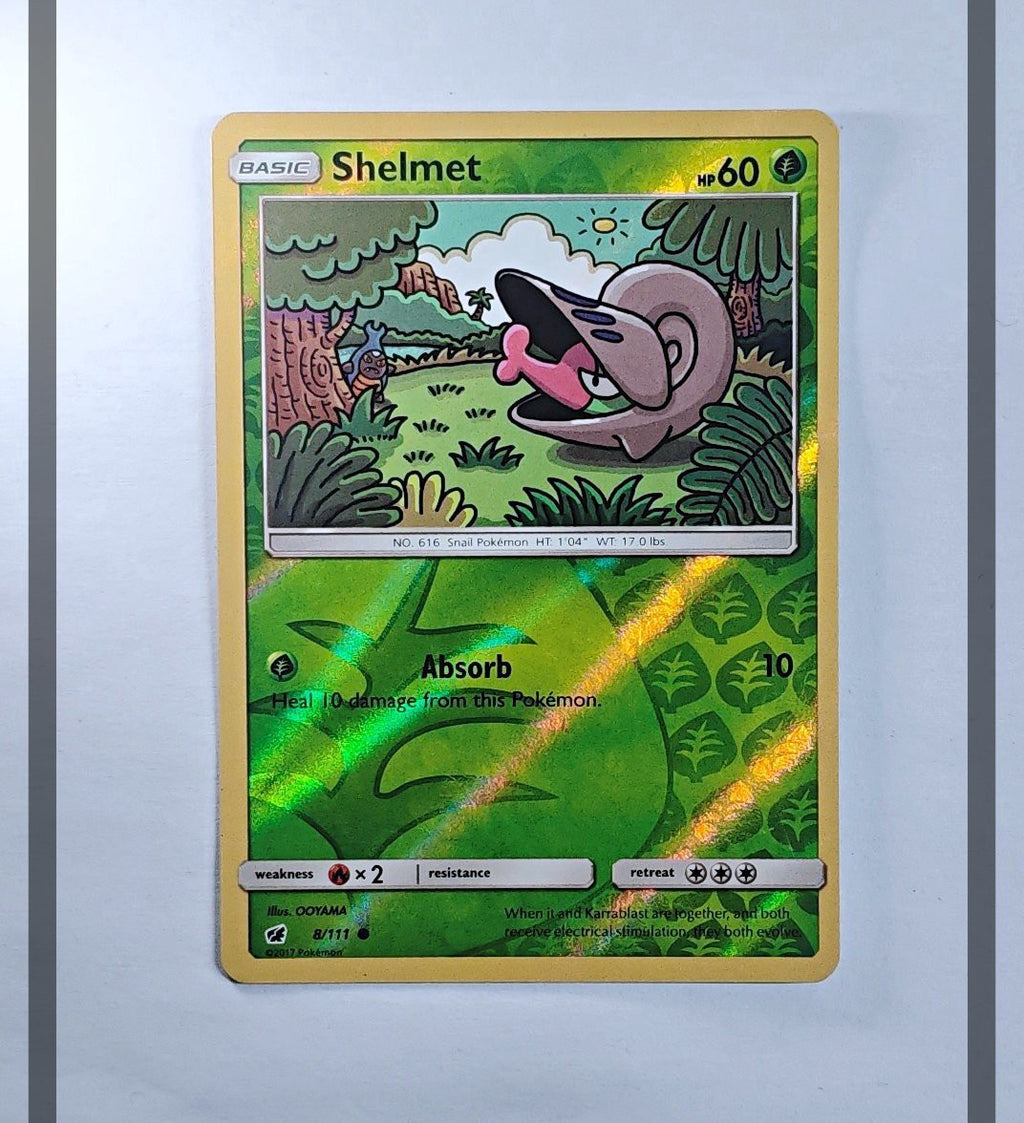 Shelmet 8/111 CIN Reverse Holo Pokemon ENG-NM