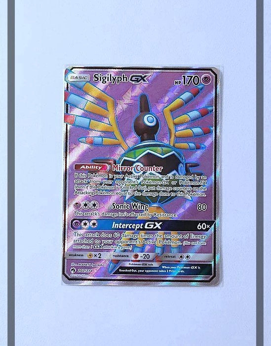 Sigilyph Gx 202/214 LOT Pokemon ENG-NM