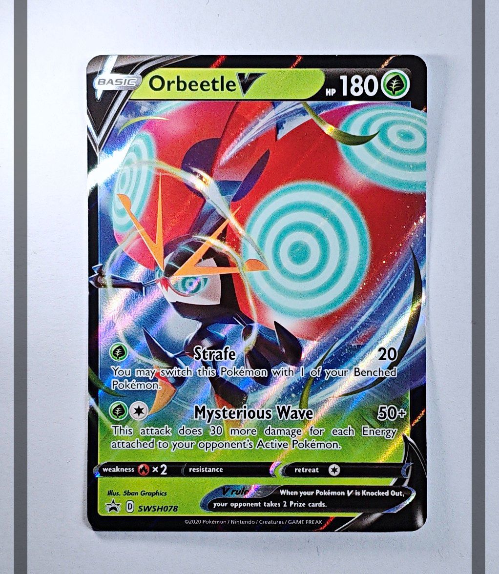 Orbeetle V SWSH078 Promo Pokemon ENG-LP
