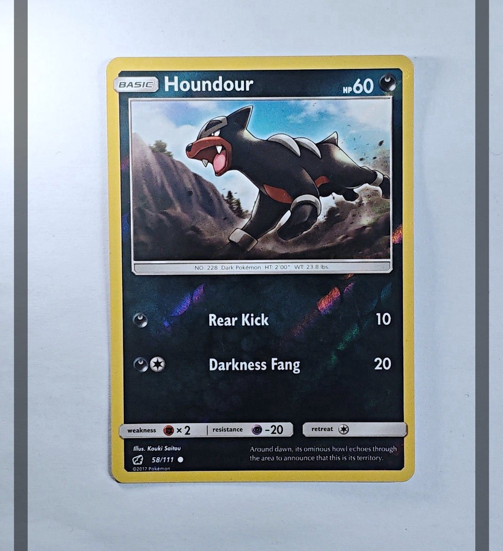 Houndour 58/111 CIN Reverse Holo Pokemon ENG-NM